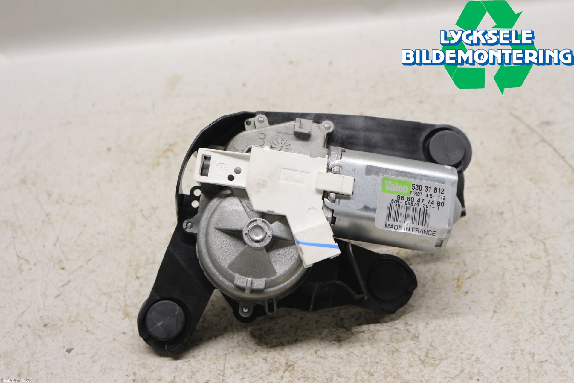 Peugeot 308 08-13 Torkarmotor Baklucka