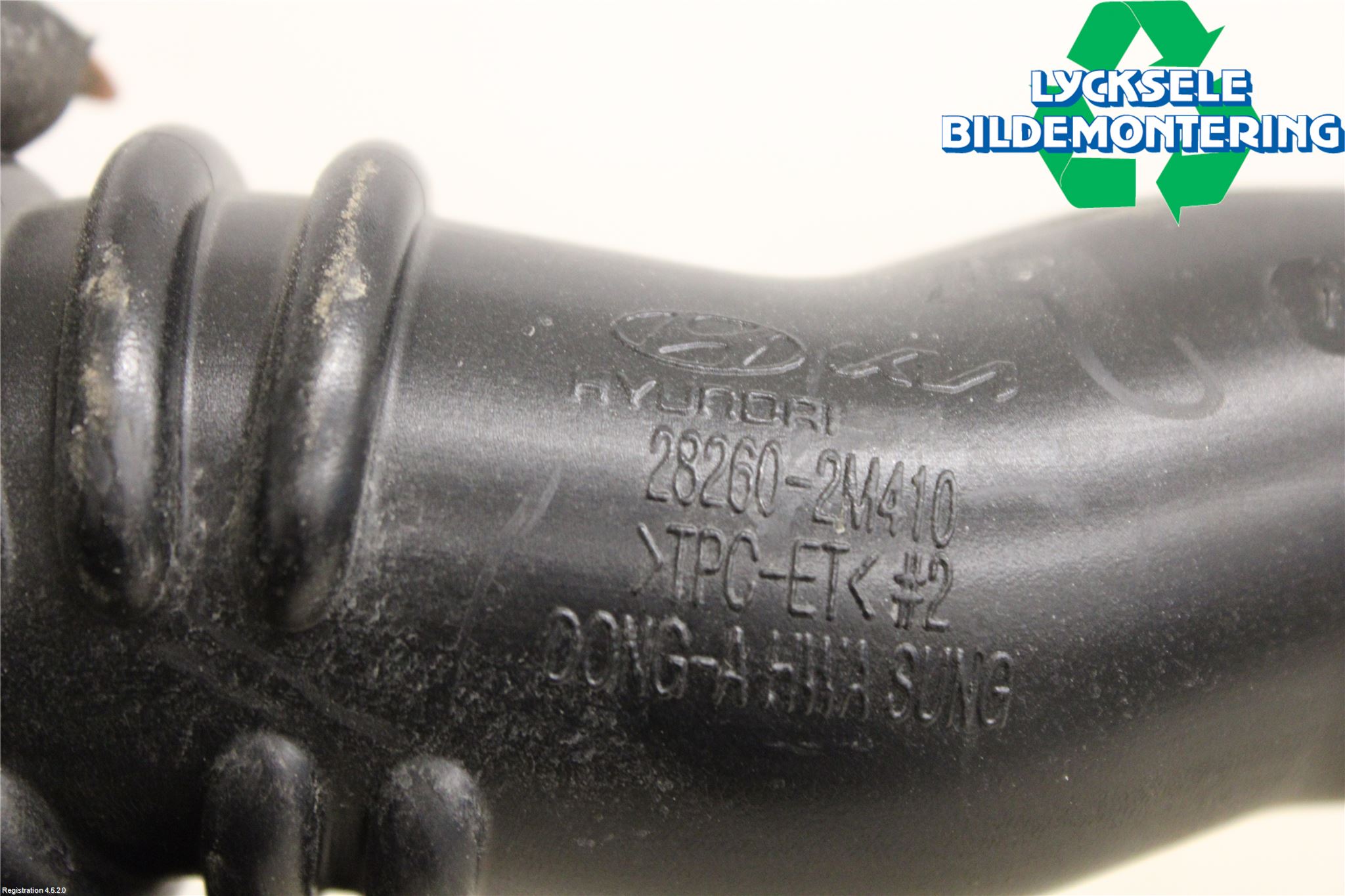 Hyundai TUCSON 05- Laddluft-Intercoolerrör