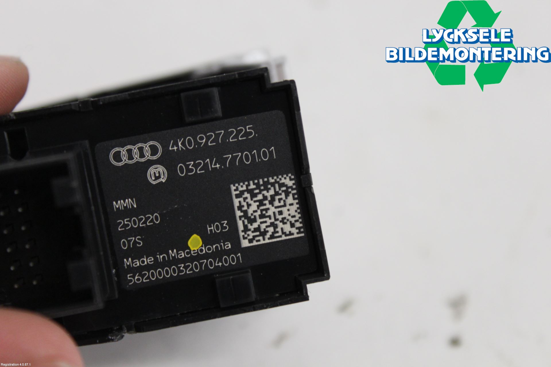 Audi A6 F2/C8 19- Strömställare Parkeringsbroms