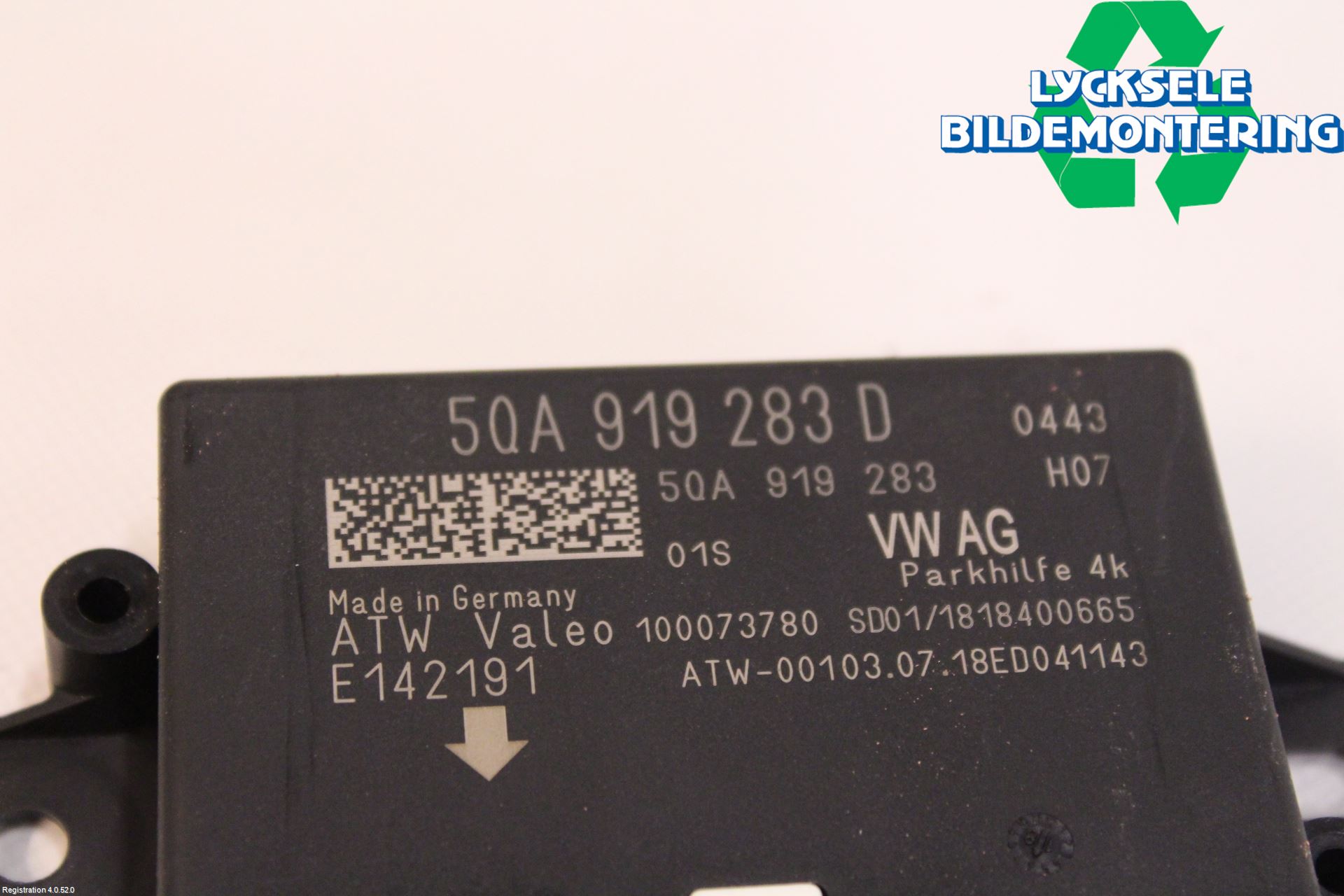 Seat ARONA Styrenhet Parkeringshjälp