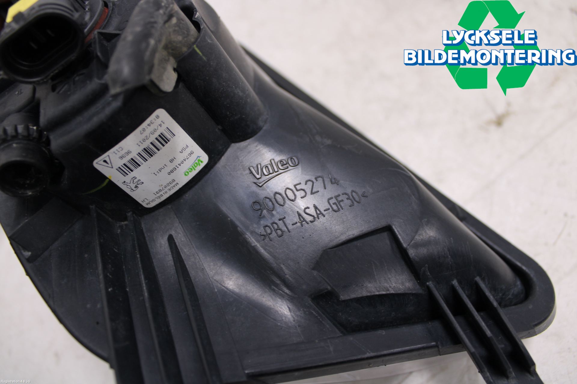 Peugeot 308 08-13 Dimljus-Varselljus Fram