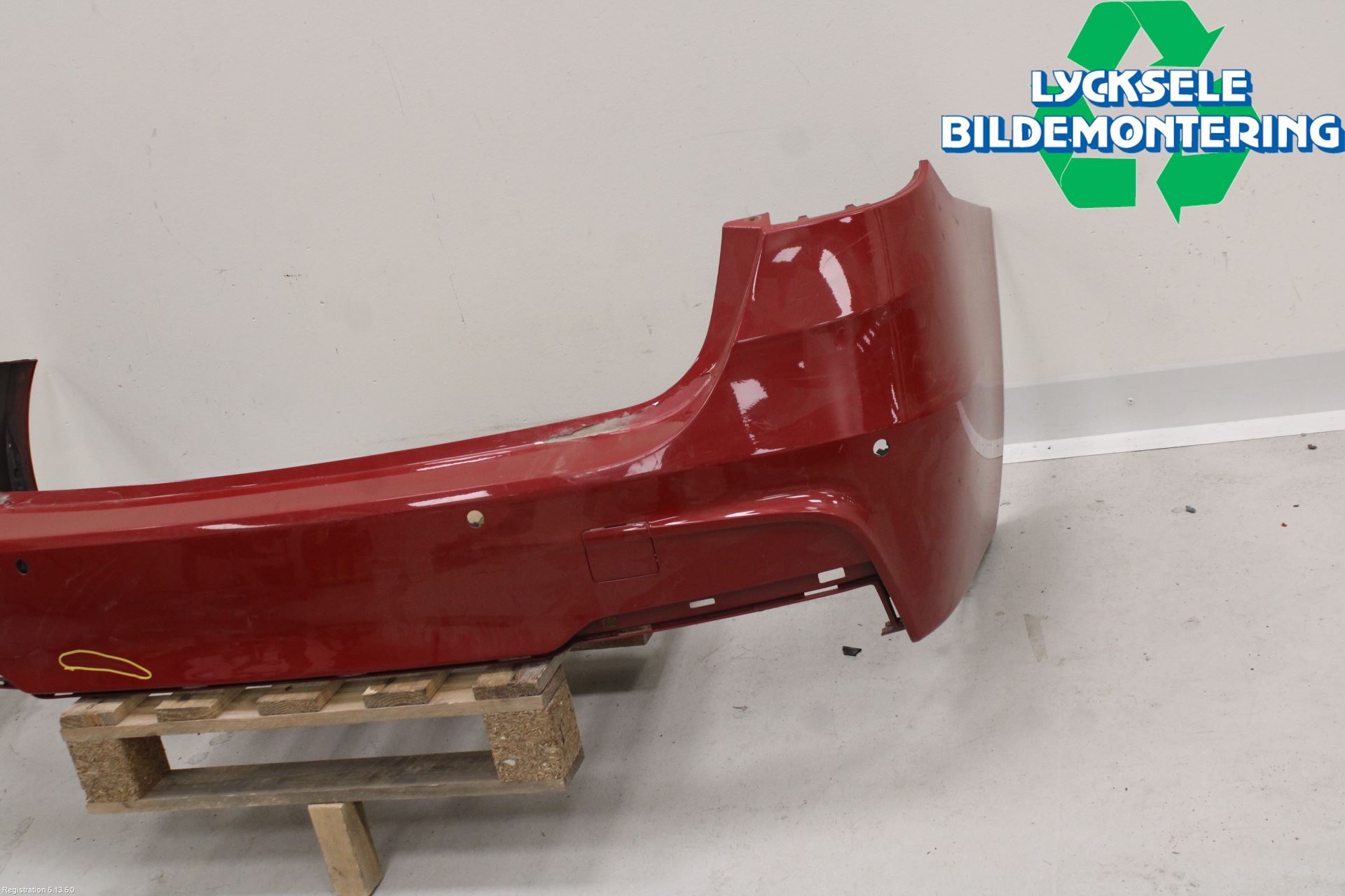 BMW 3 F30/F31/F80 12-19 Stötfångarbeklädnad Bak