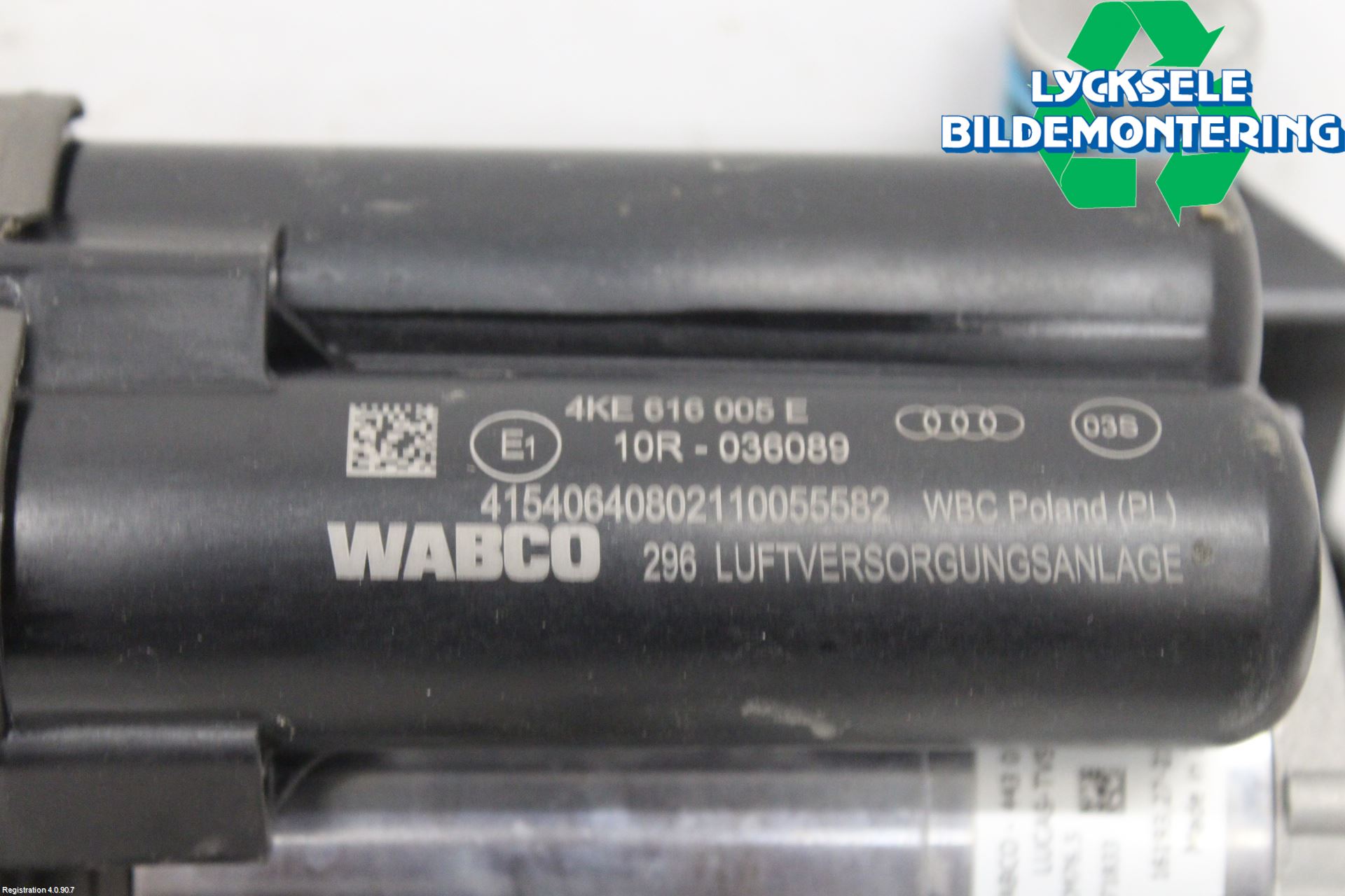 Audi E-TRON, S GE 19- Kompressor Stöt-Fjädring