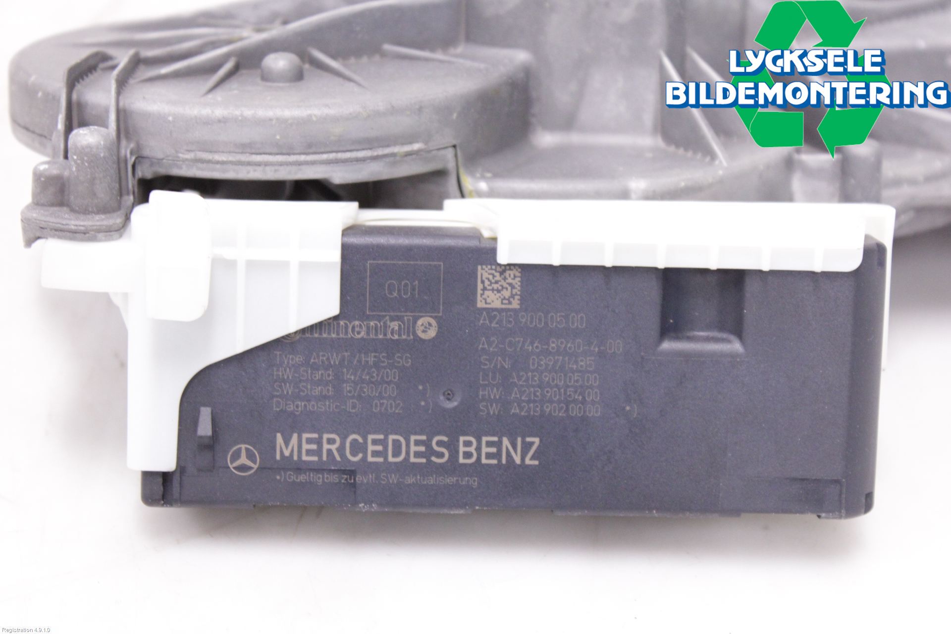 Mercedes-Benz MB E-KLASS (W213) 16-23 Bakluckeöppnare Automatisk