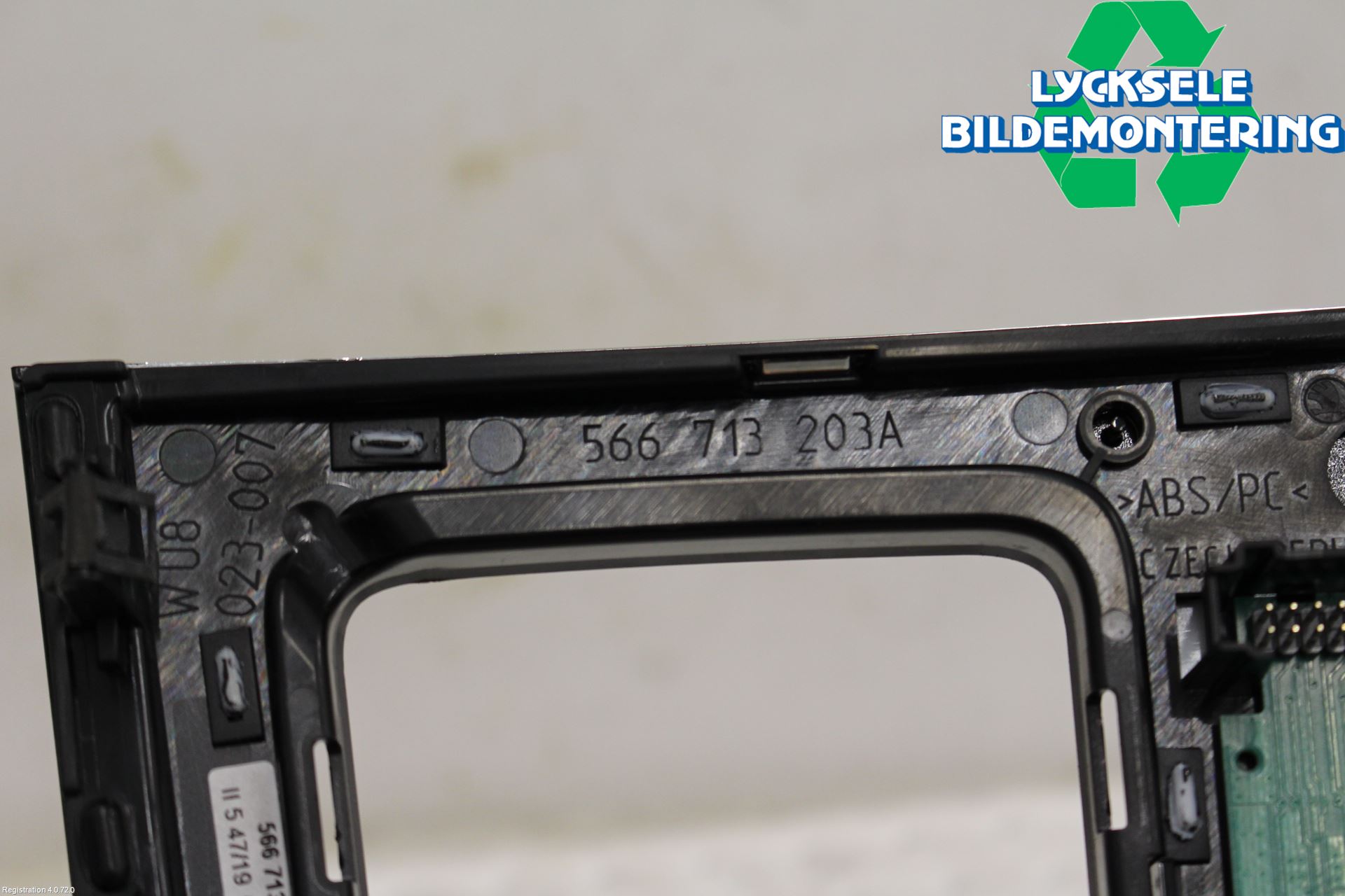 Skoda KAROQ 18- Inredning Sarg Växelspak