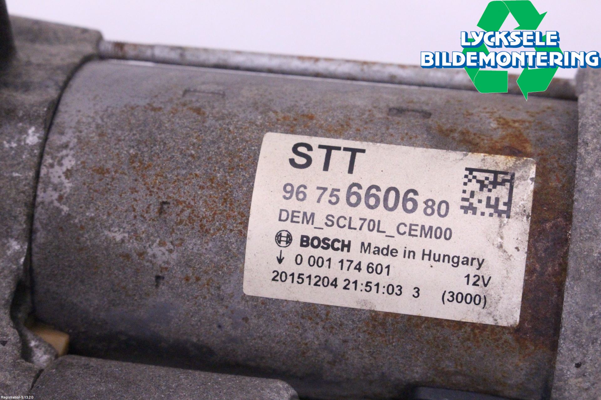 Peugeot PARTNER 16-18 Startmotor Diesel