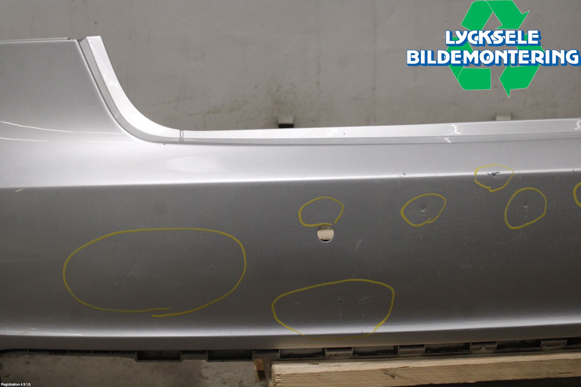 Audi A5 07-16 Stötfångarbeklädnad Bak