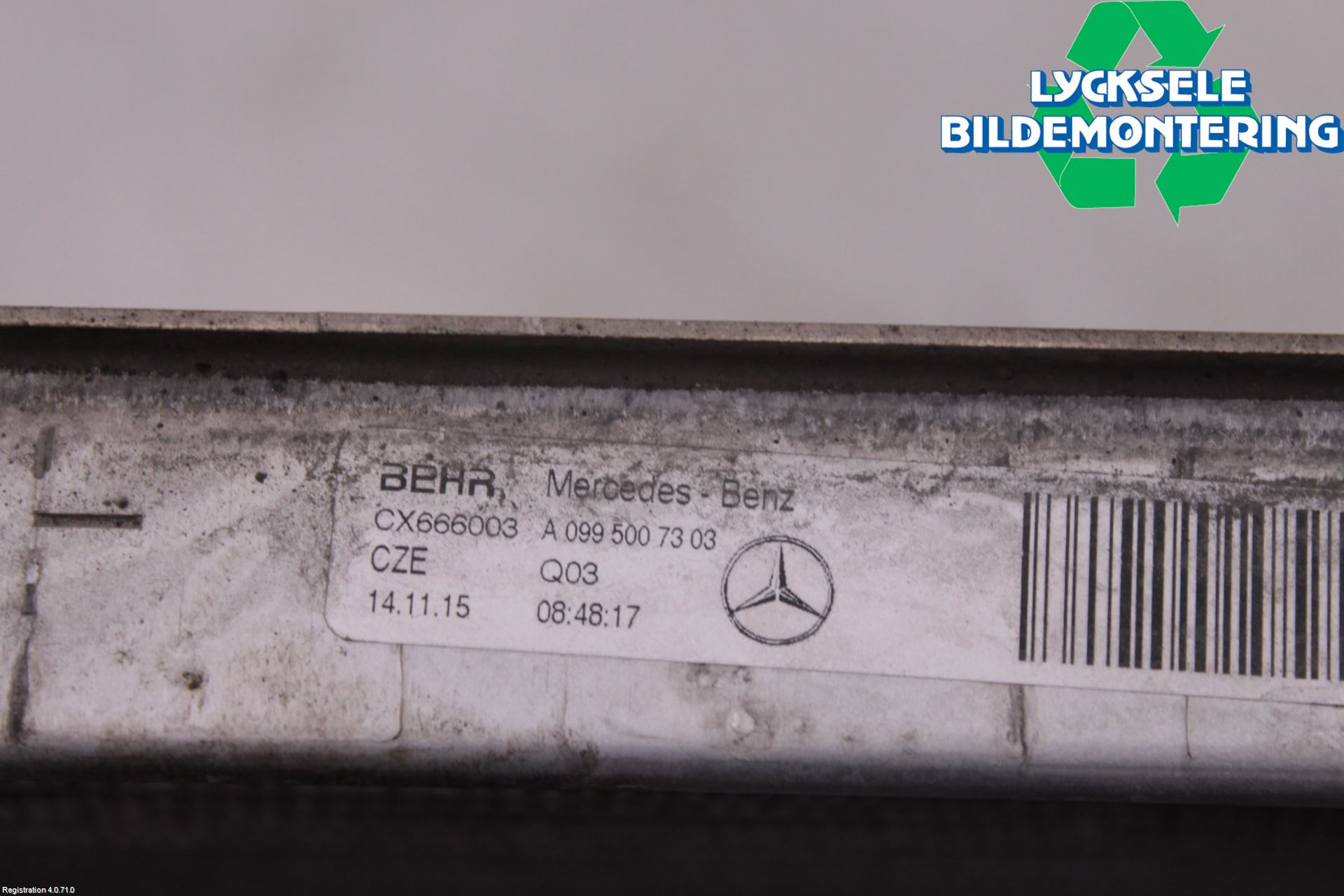 Mercedes-Benz MB C-KLASS (W205) 14-21 Kylare Aut
