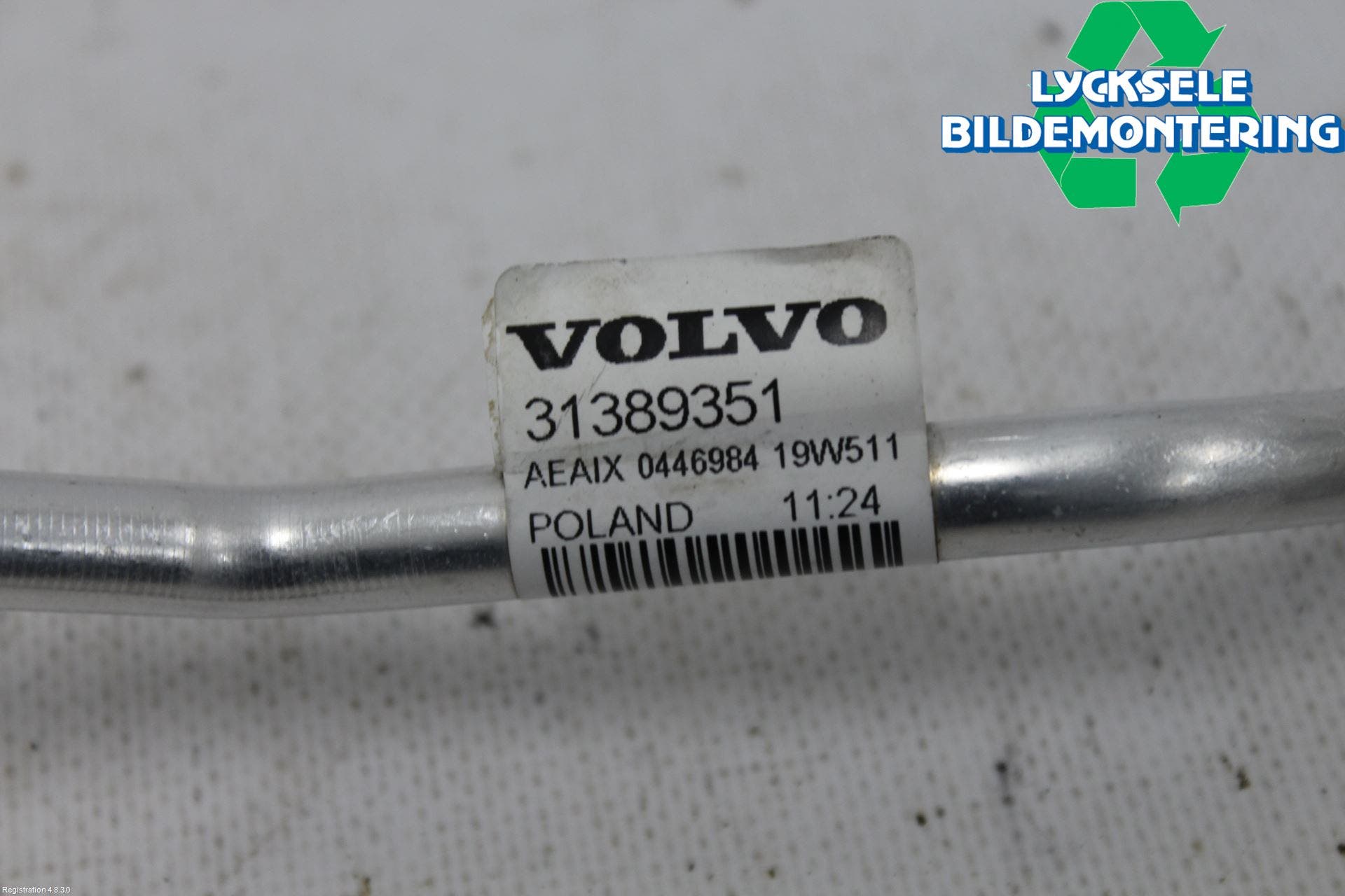 Volvo V60 19- Ac Slang-Rör