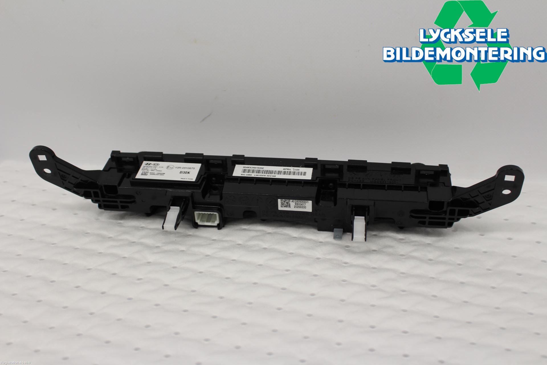 Kia NIRO (DE) 17-22 Cd Radio - Multimediapanel