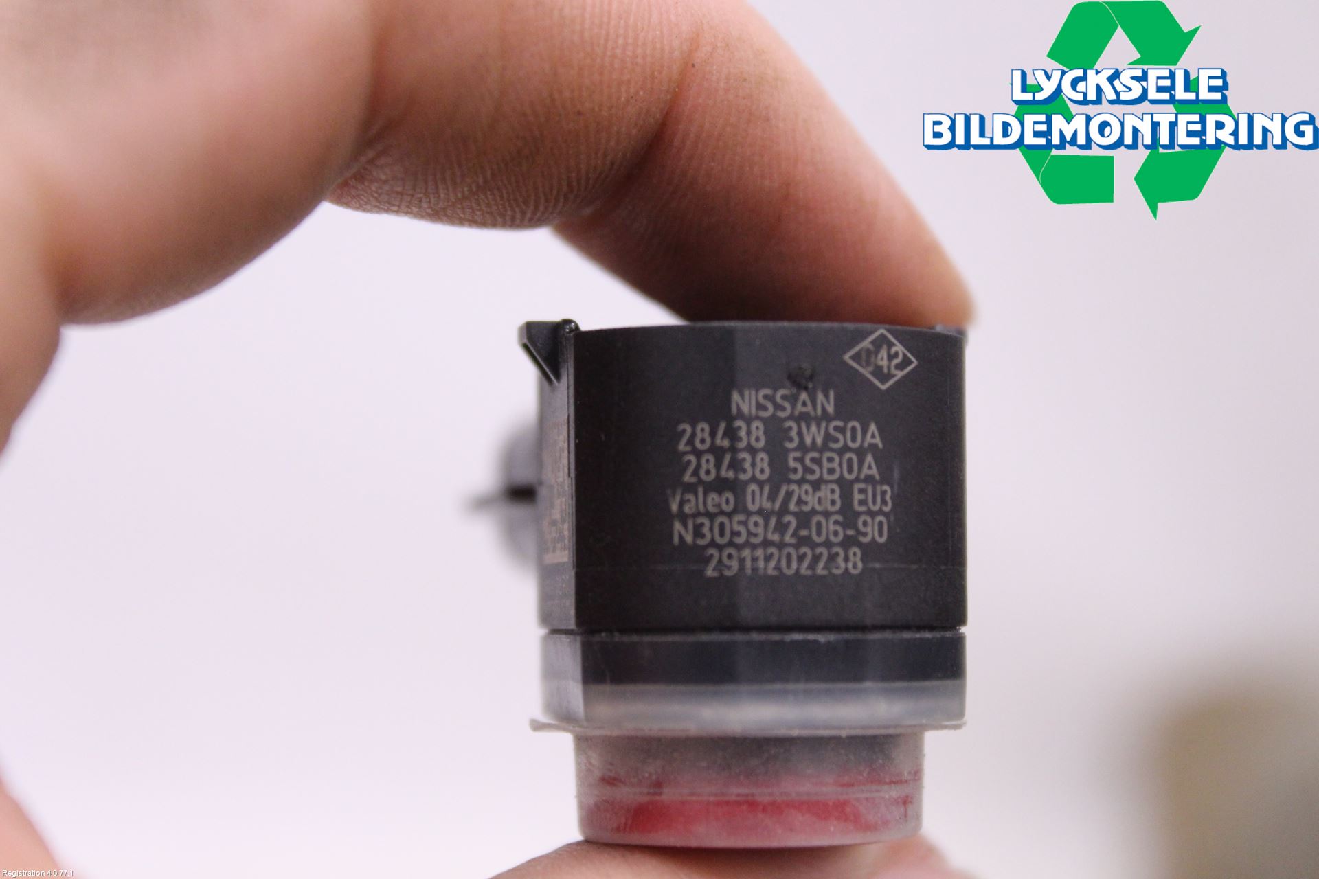 Nissan LEAF 18- Parkeringshjälp Backsensor