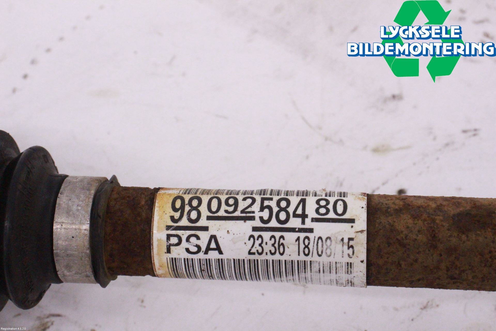 Citroen C4 II 11-18 Drivaxel Fram Vänster