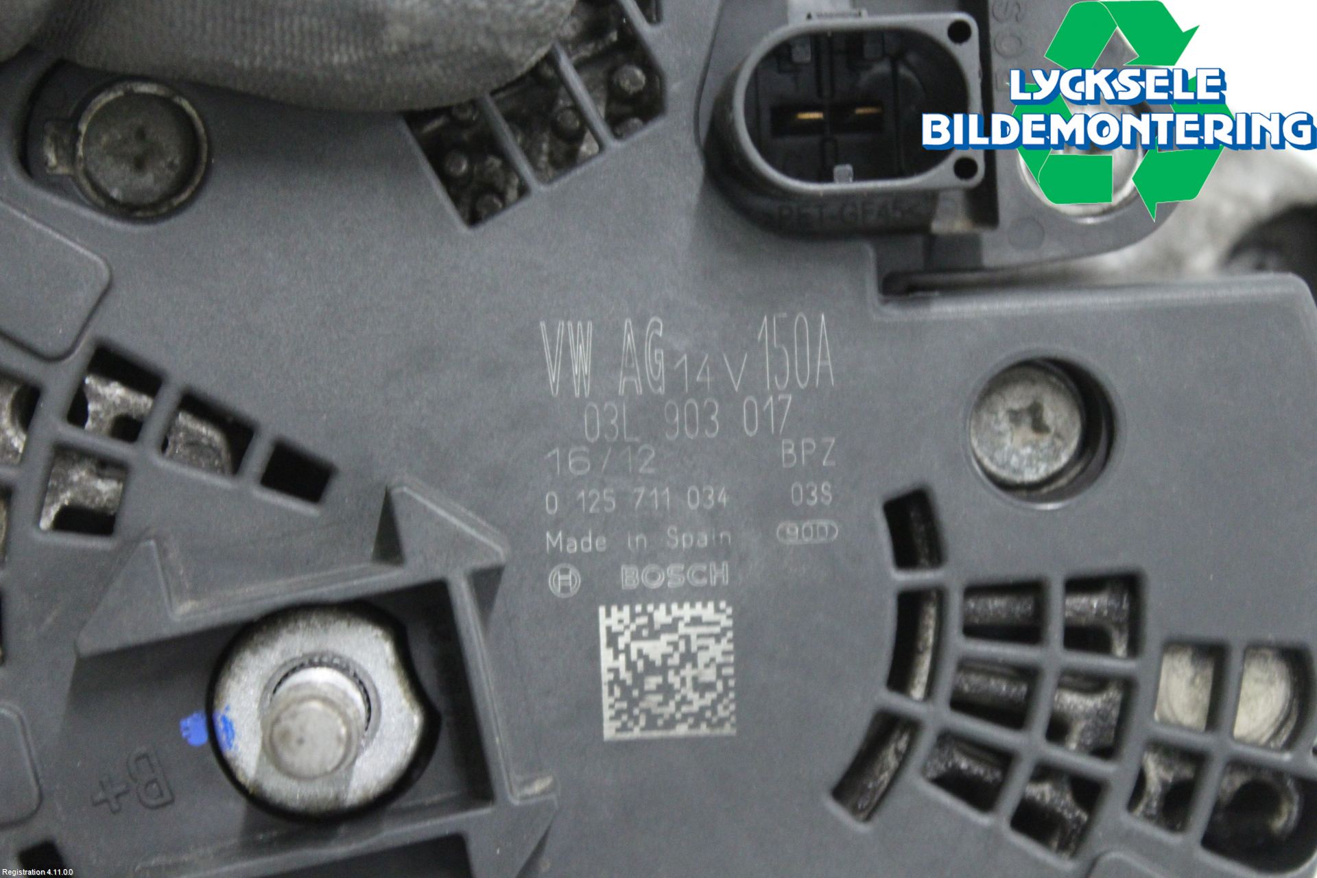 Audi A4 12-15 Generator