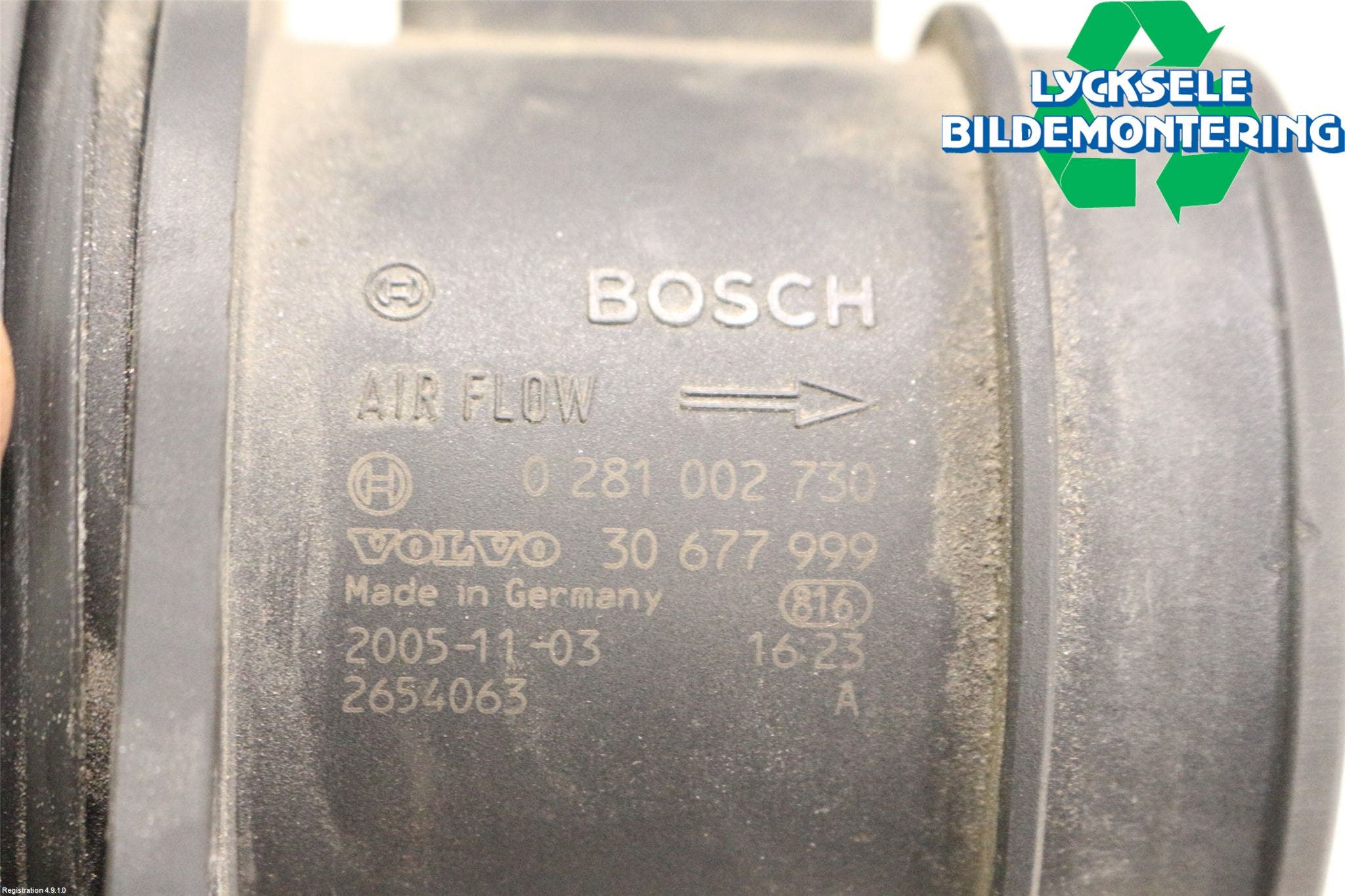 Volvo V70 05-08 Injluftmassamätare