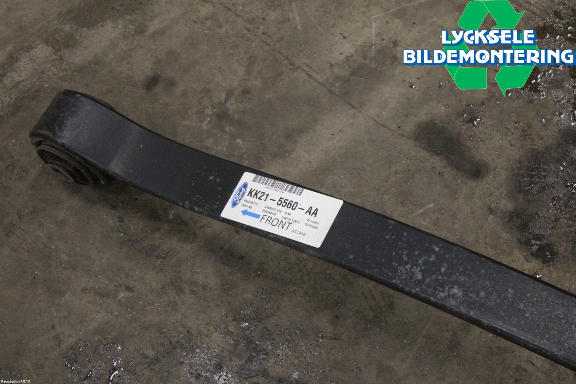 Ford TRANSIT/TOURNEO CUSTOM 13-24 Fjäder Bak Blad