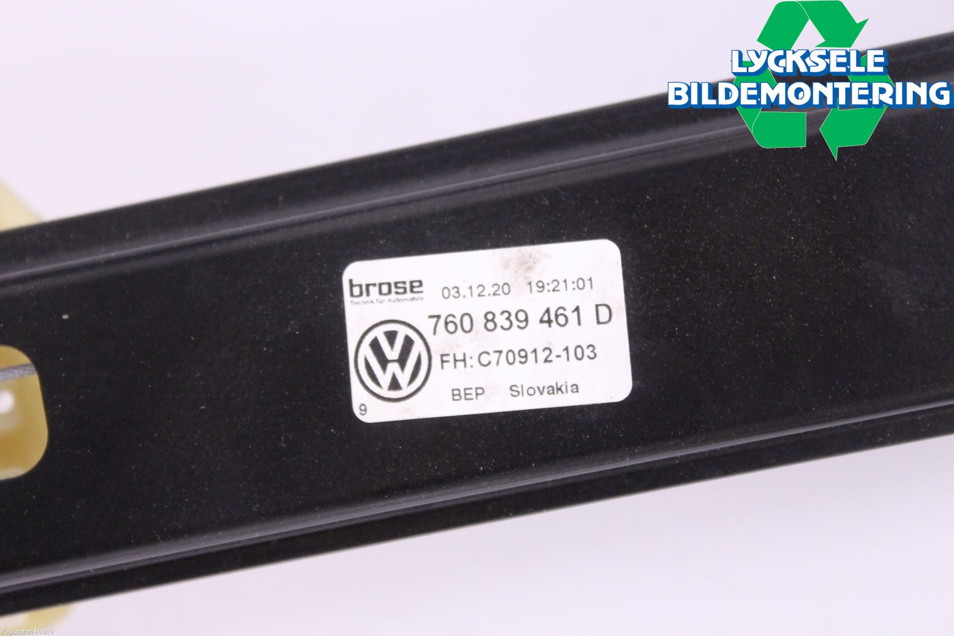 Volkswagen VW TOUAREG CR 18- Fönsterhissmekanism