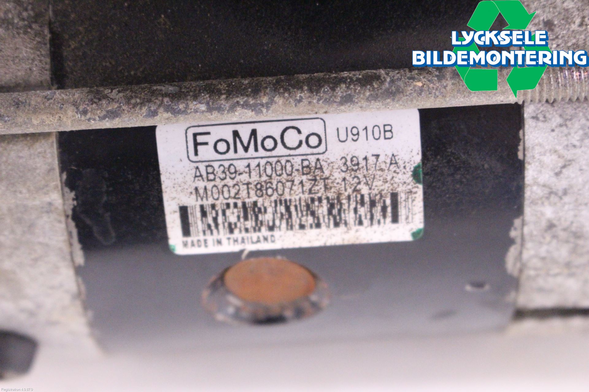 Ford RANGER EU 12-23 Startmotor Diesel