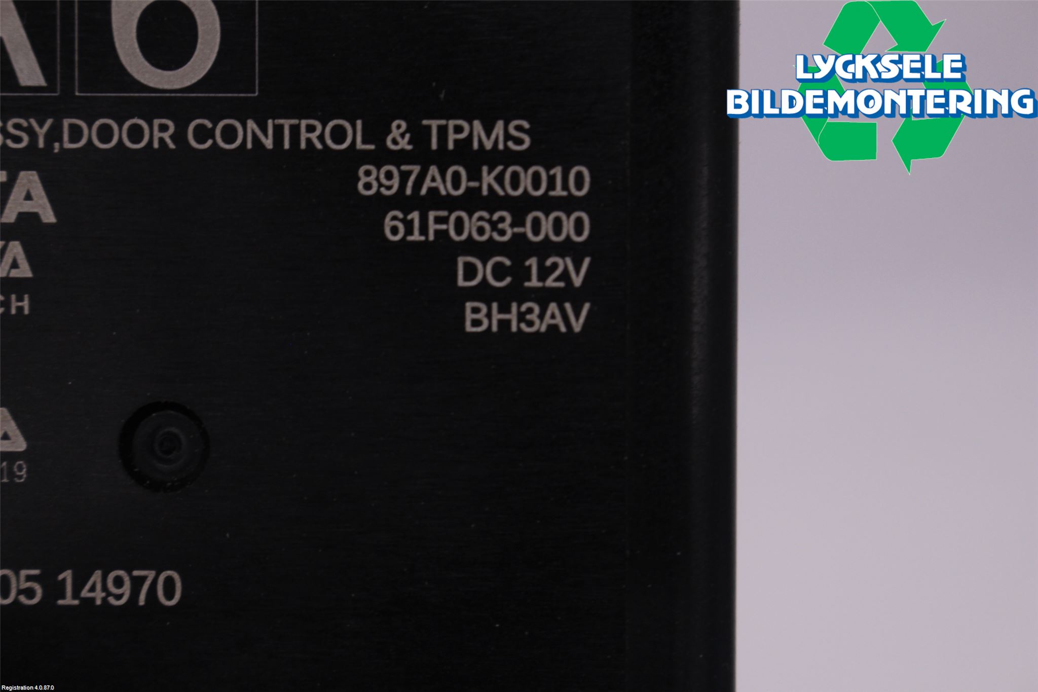 Toyota YARIS XP21 20- Styrenhet Dörr