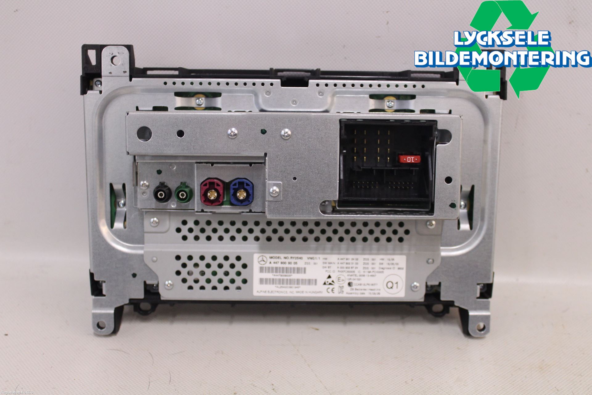 Mercedes-Benz MB VITO/V-KLASS (W640,W447,W448) 14- Cd Radio - Multimediapanel
