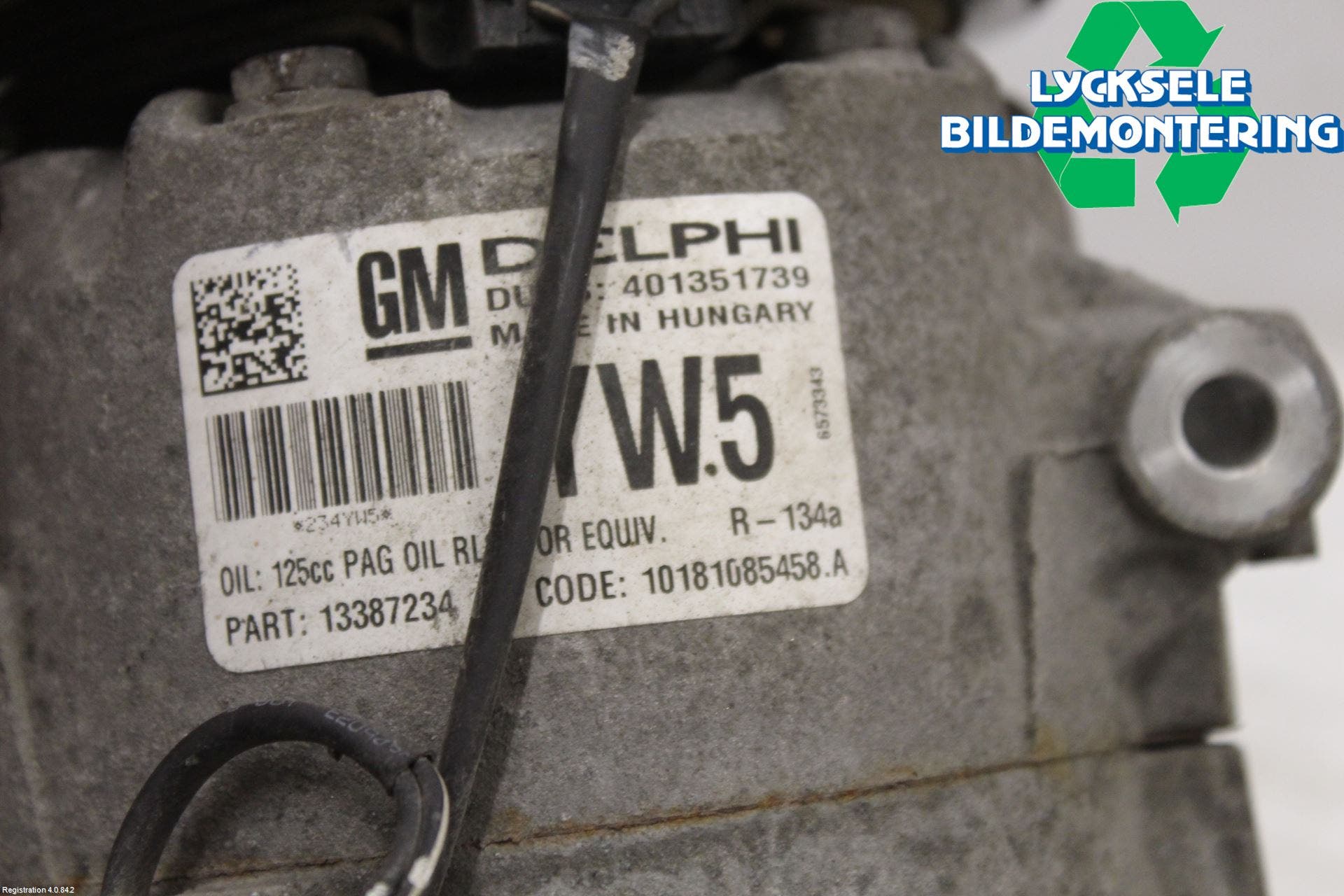 Opel ASTRA J 10-15 Ac Kompressor