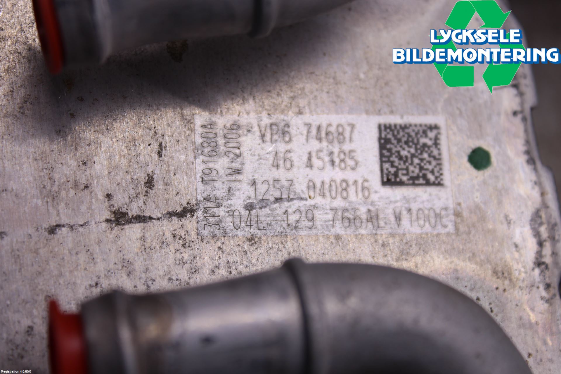 Volkswagen VW GOLF / E-GOLF VII 13-20 Grenrör Insug