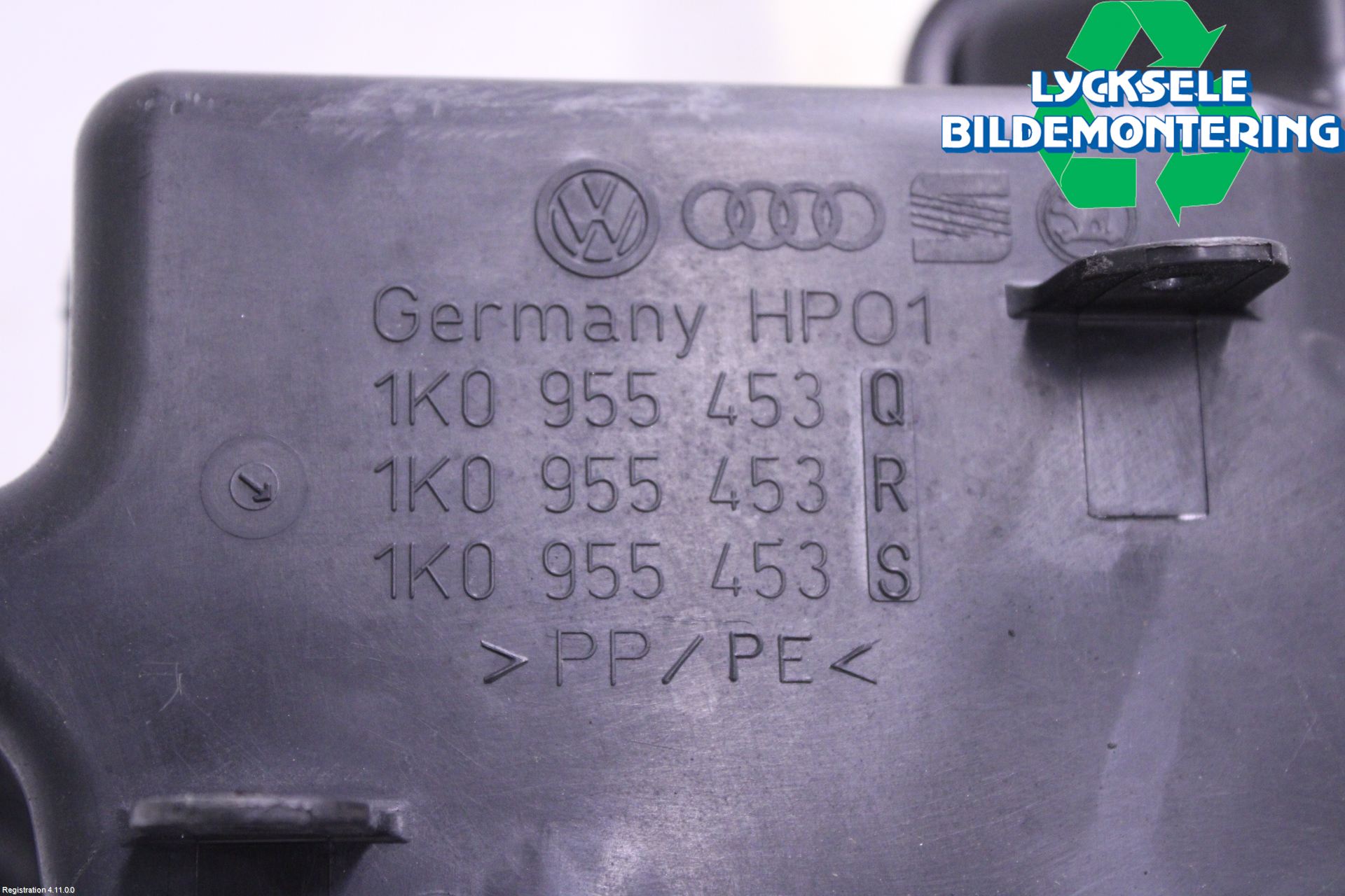 Volkswagen VW GOLF VI 09-13 Spolartank Vindruta-Strål