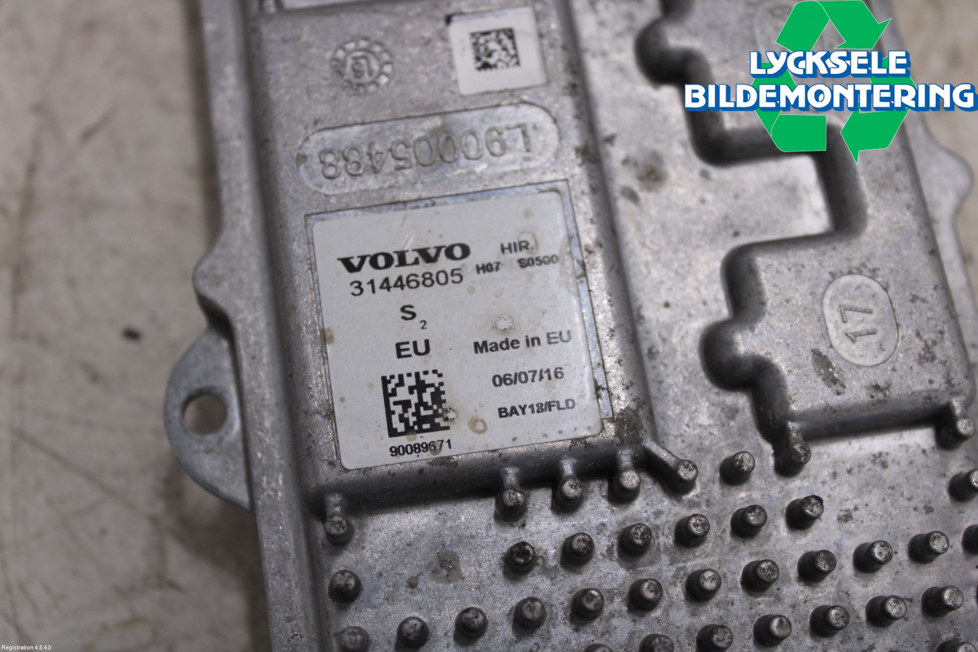 Volvo V90 17->> Styrenhet Strålkastare