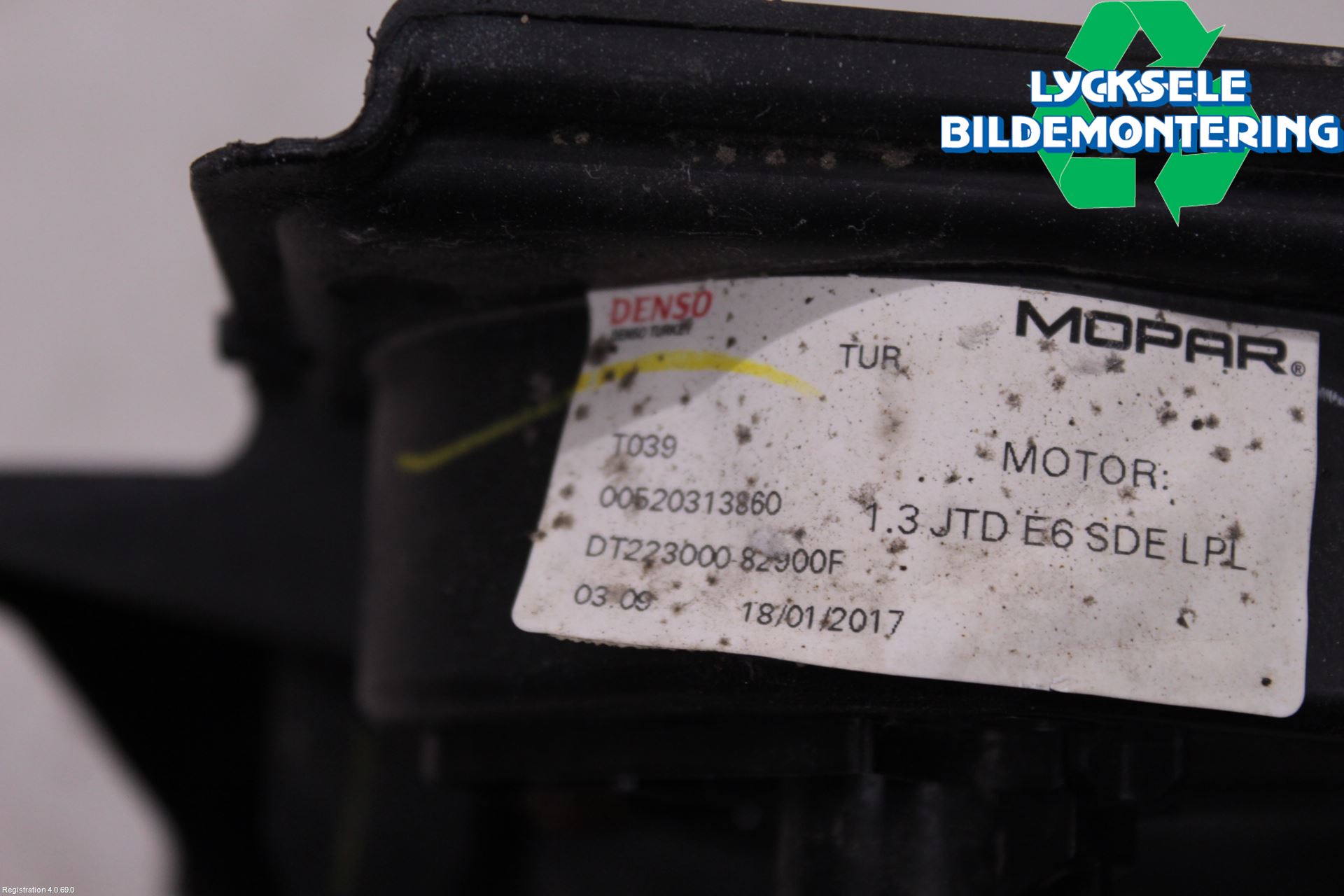 Opel COMBO D 12-18 Kylfläkt El