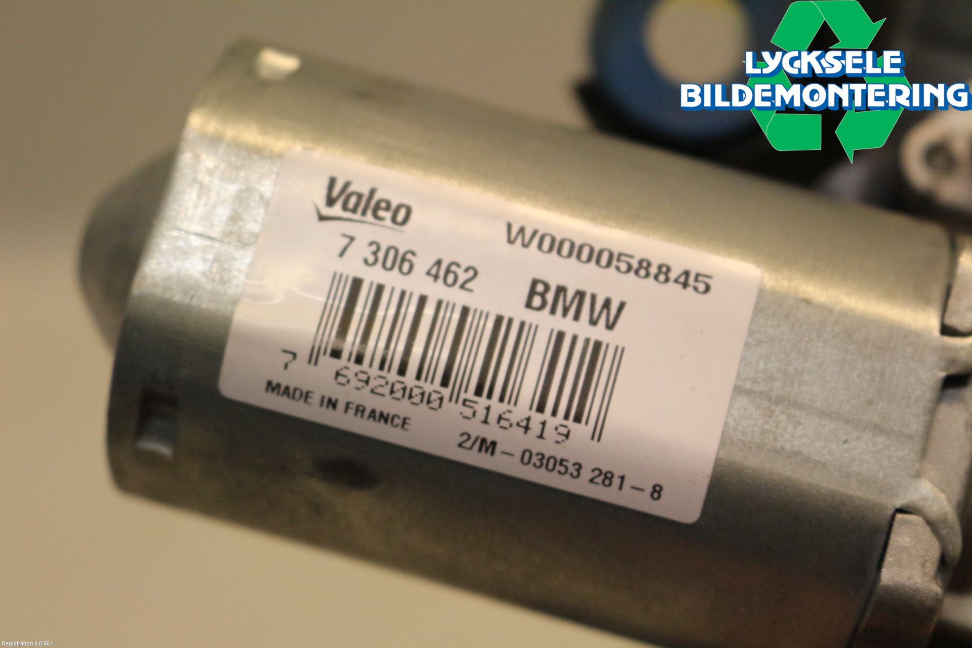 BMW i3 I01 13-22 Torkarmotor Baklucka