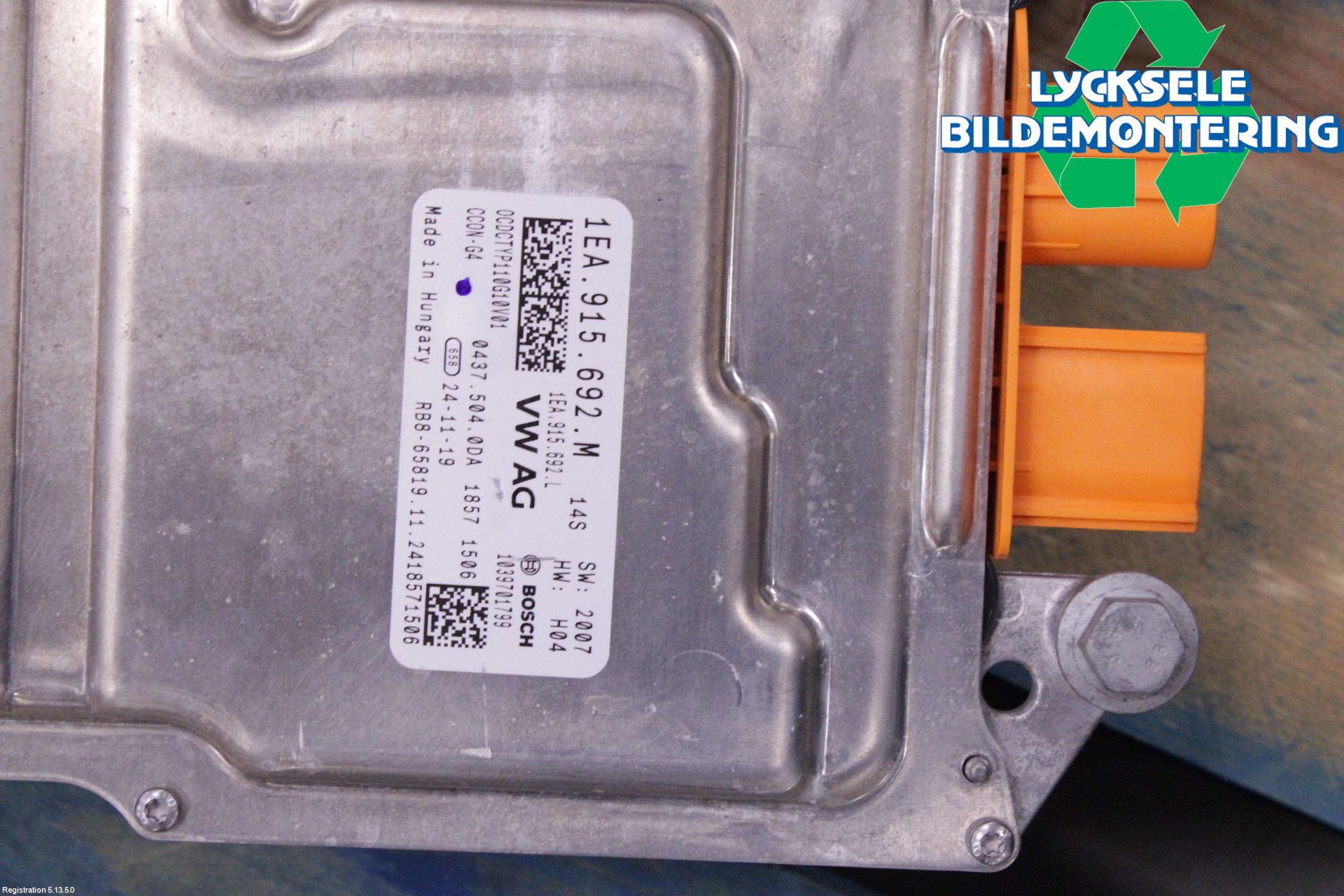 Volkswagen VW ID.5 22- Batteriladdare Högspänning