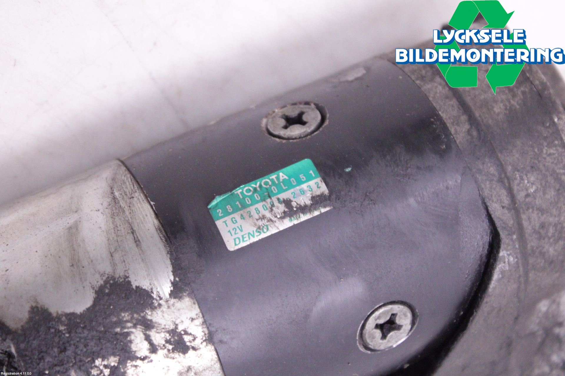 Toyota HILUX 05-16 Startmotor Diesel