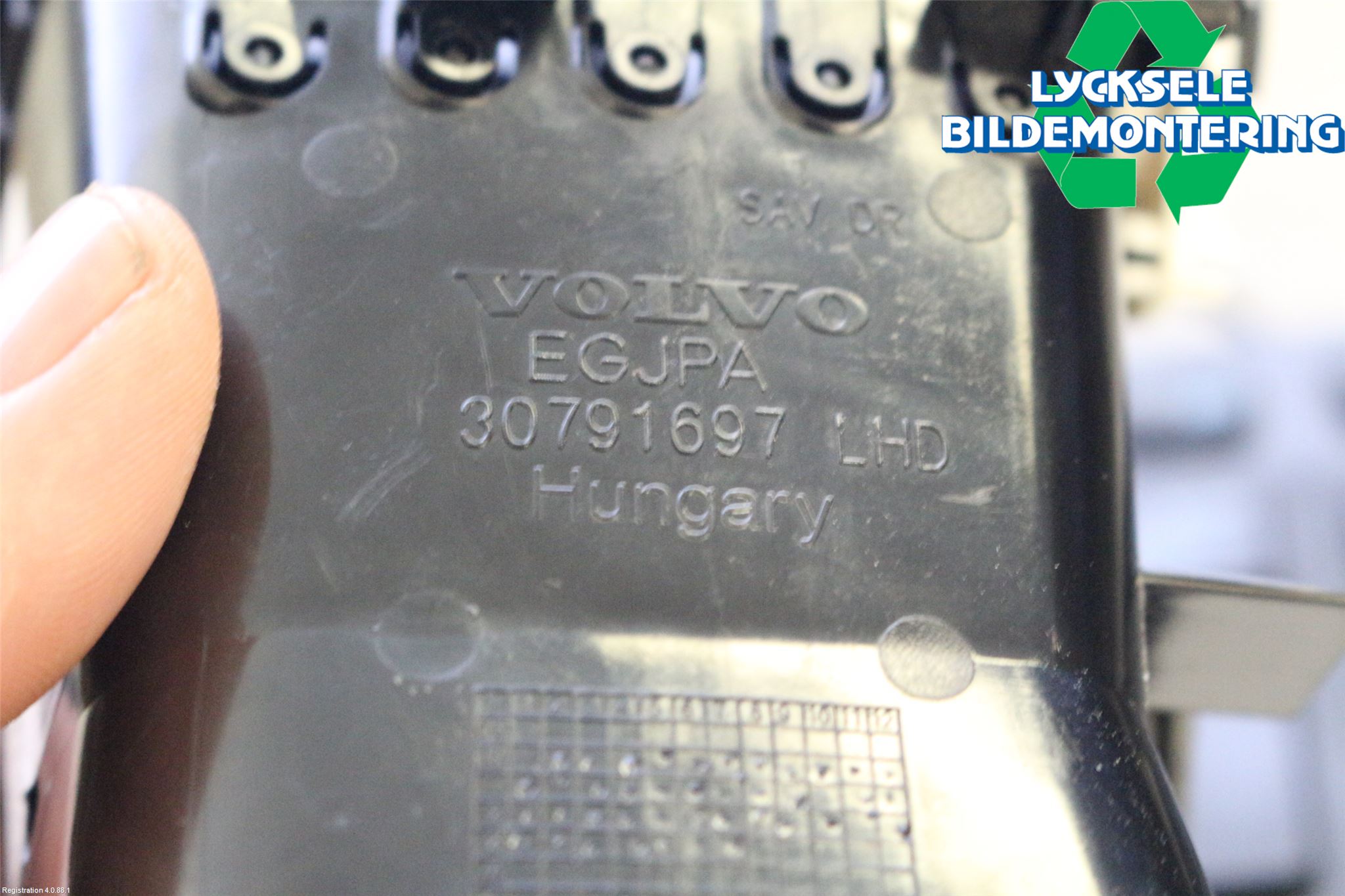 Volvo V60 14-18 Defrosterkanal-Munstycke