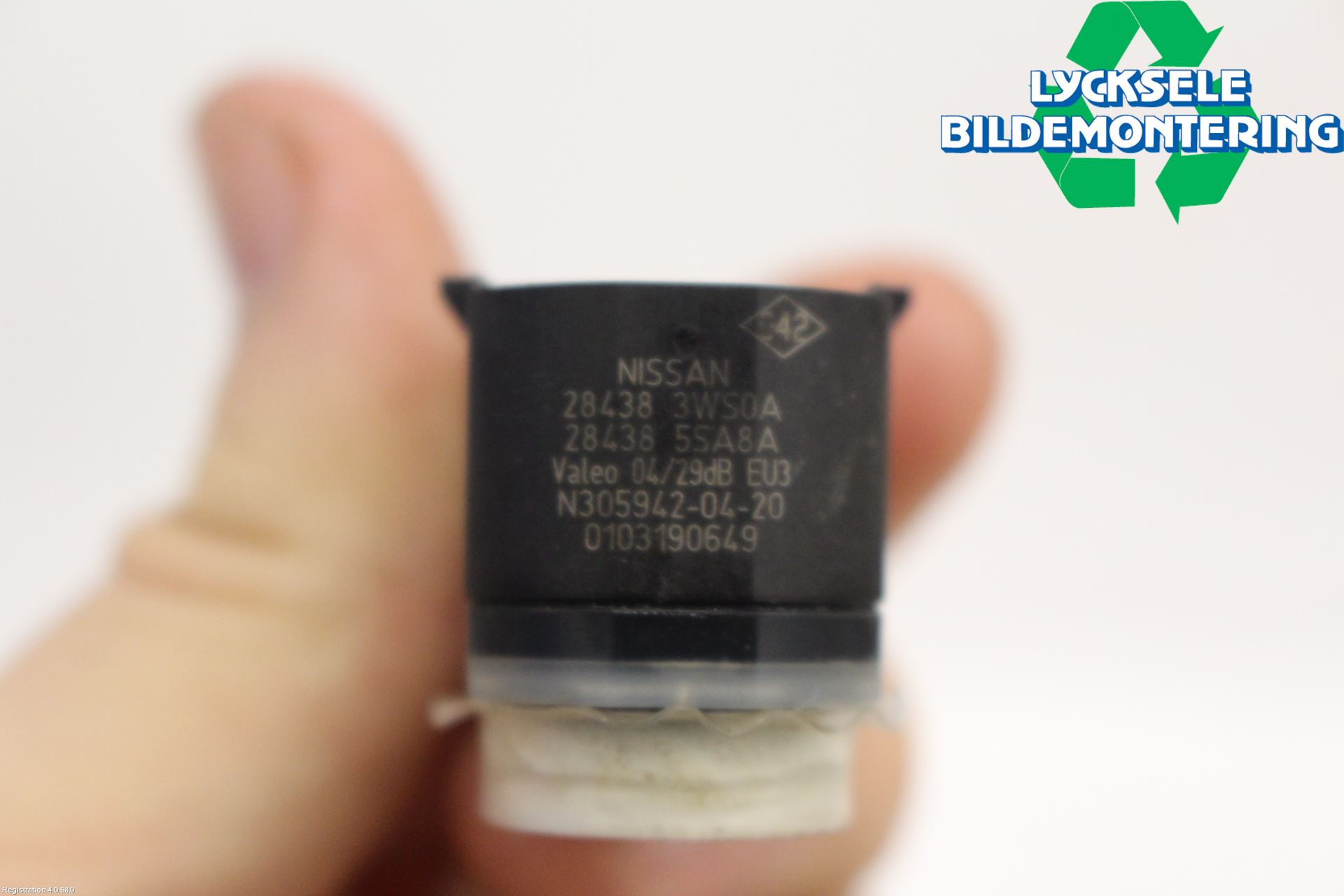 Nissan LEAF 18- Parkeringshjälp Backsensor