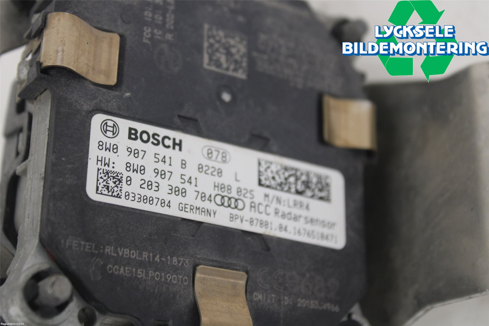 Audi A4/S4 B9 16-19 Sensor Adaptiv Farthållare