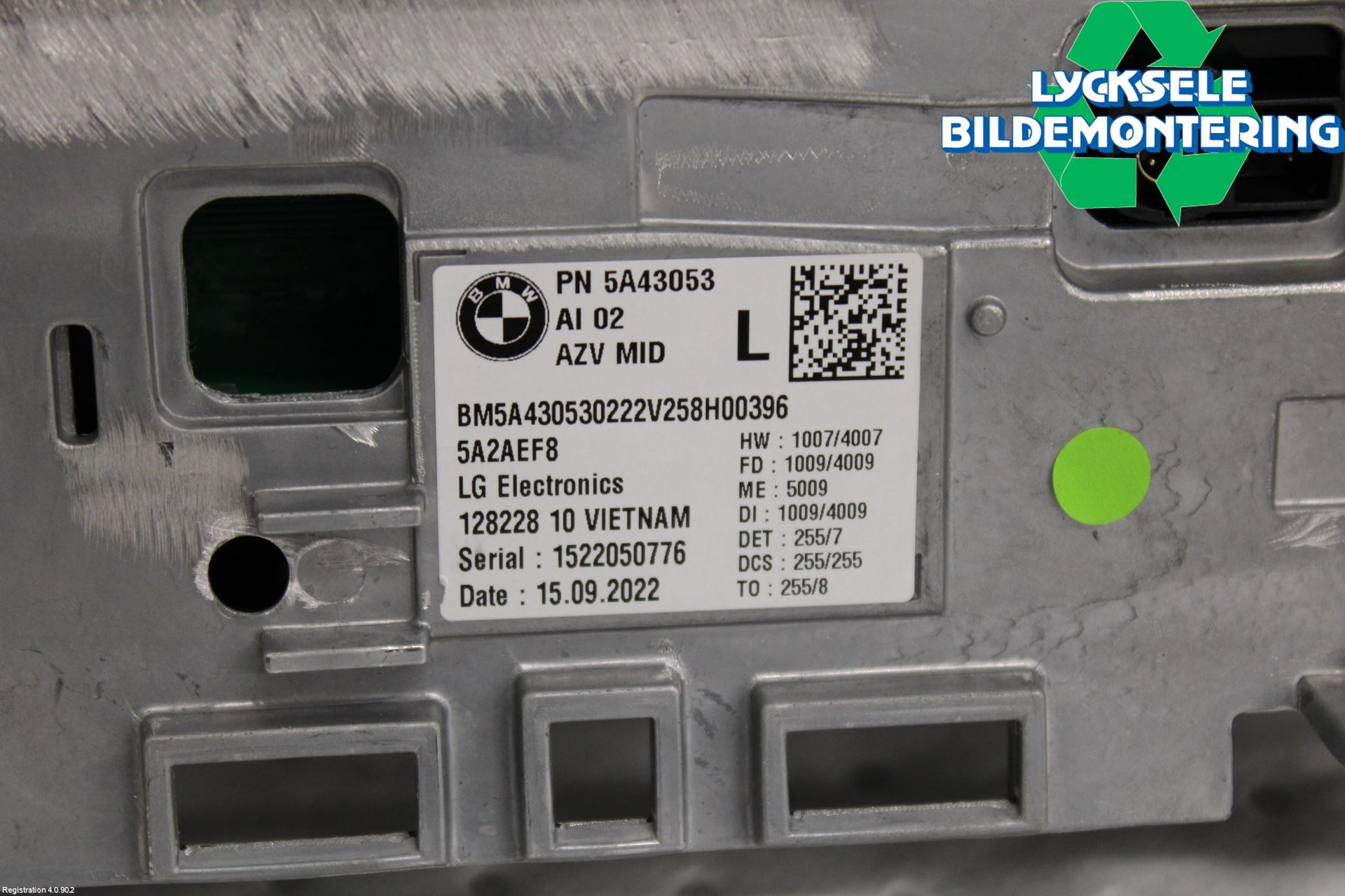 BMW X1/iX1 U11 23- Instrument Komb