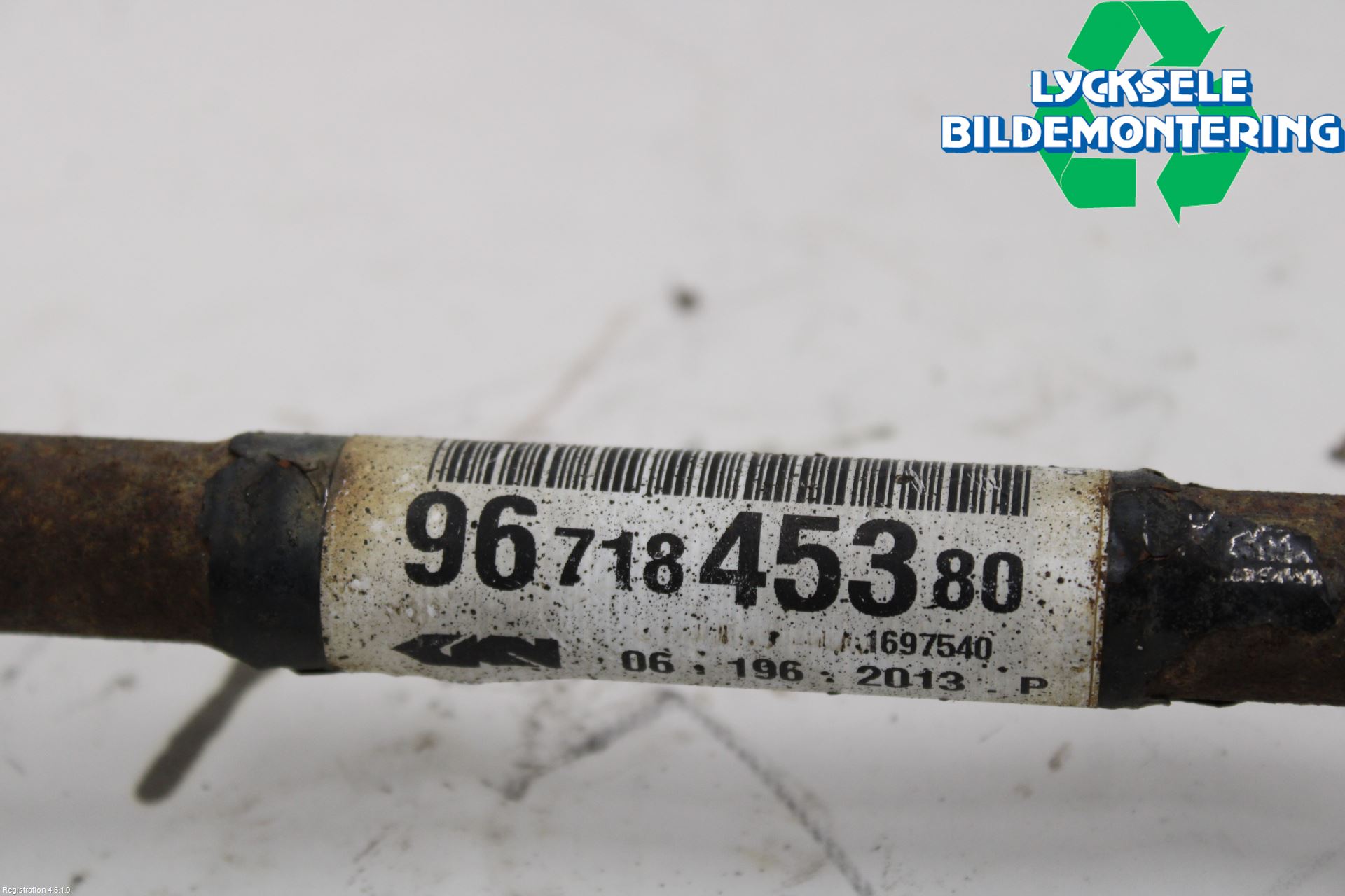Peugeot 508 11-18 Drivaxel Bak Höger