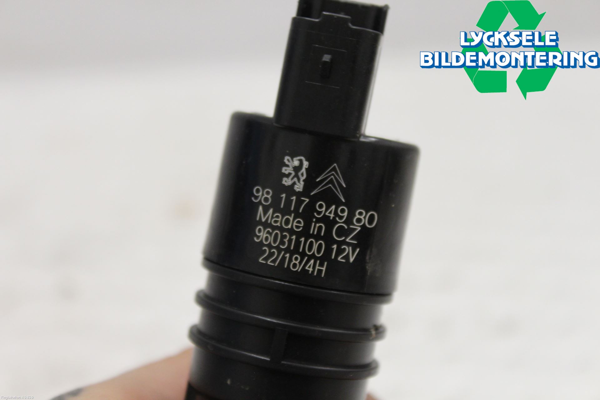 Peugeot EXPERT/E-EXPERT 17- Spolarpump Vindruta