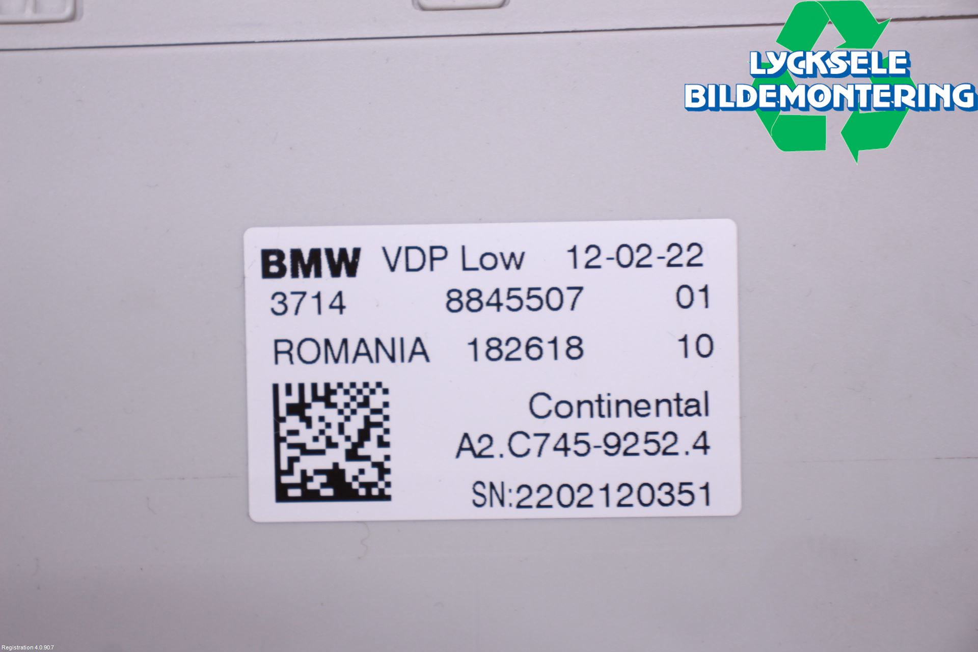 BMW 5 G30/G31/F90 17-23 Styrenhet Fjädring