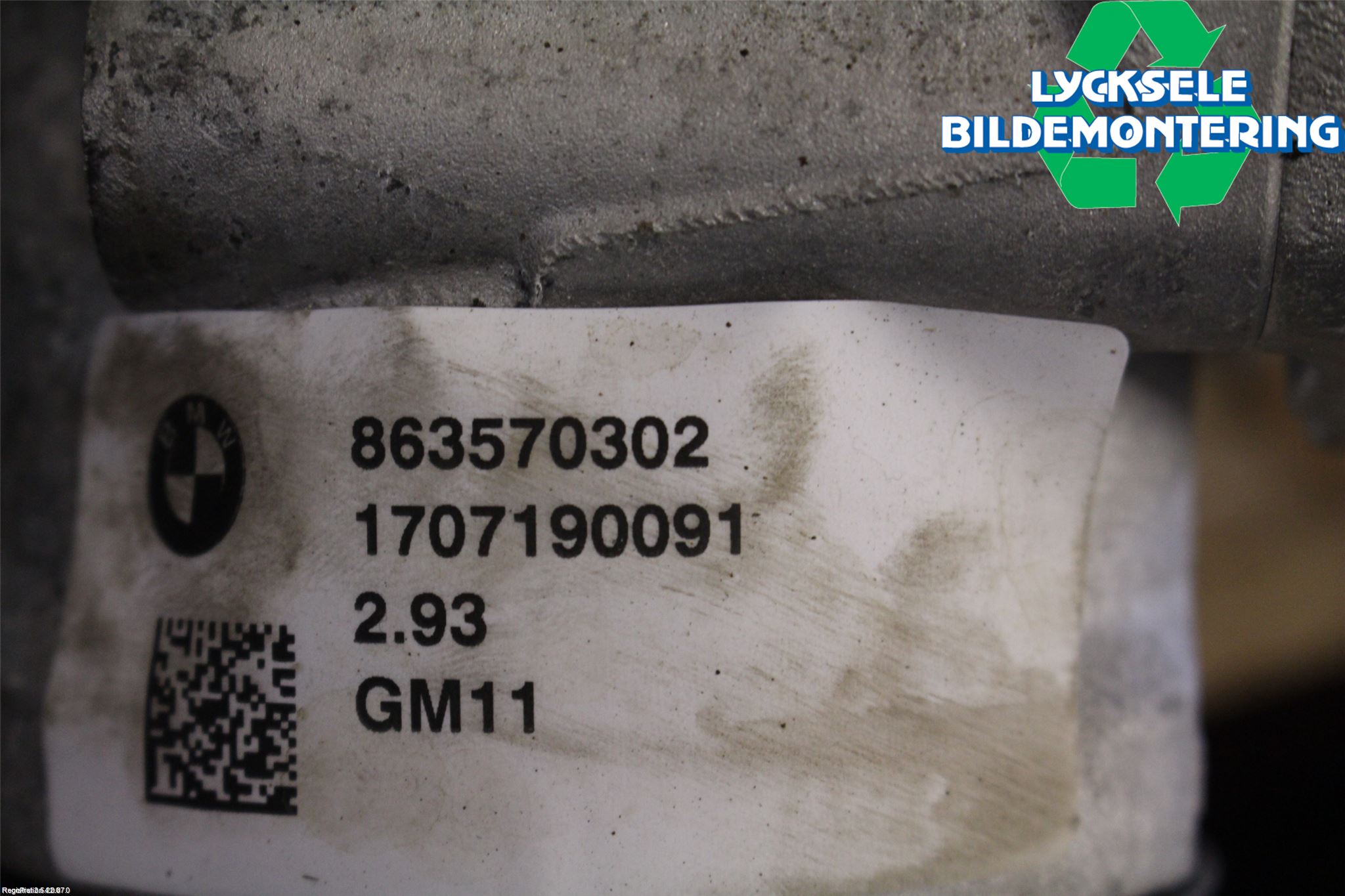 BMW 5 G30/G31/F90 17-23 Framvagn Diffrential