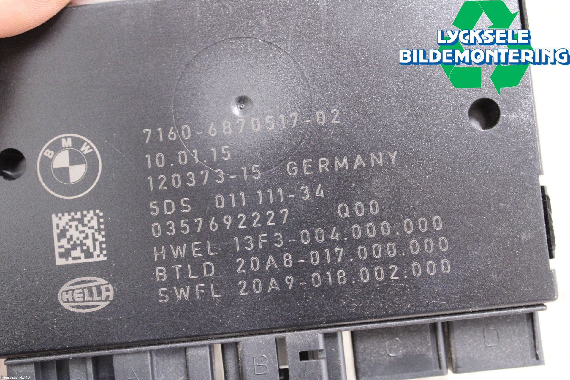 BMW 3 F30/F31/F80 12-19 Styrenhet Dragkrok