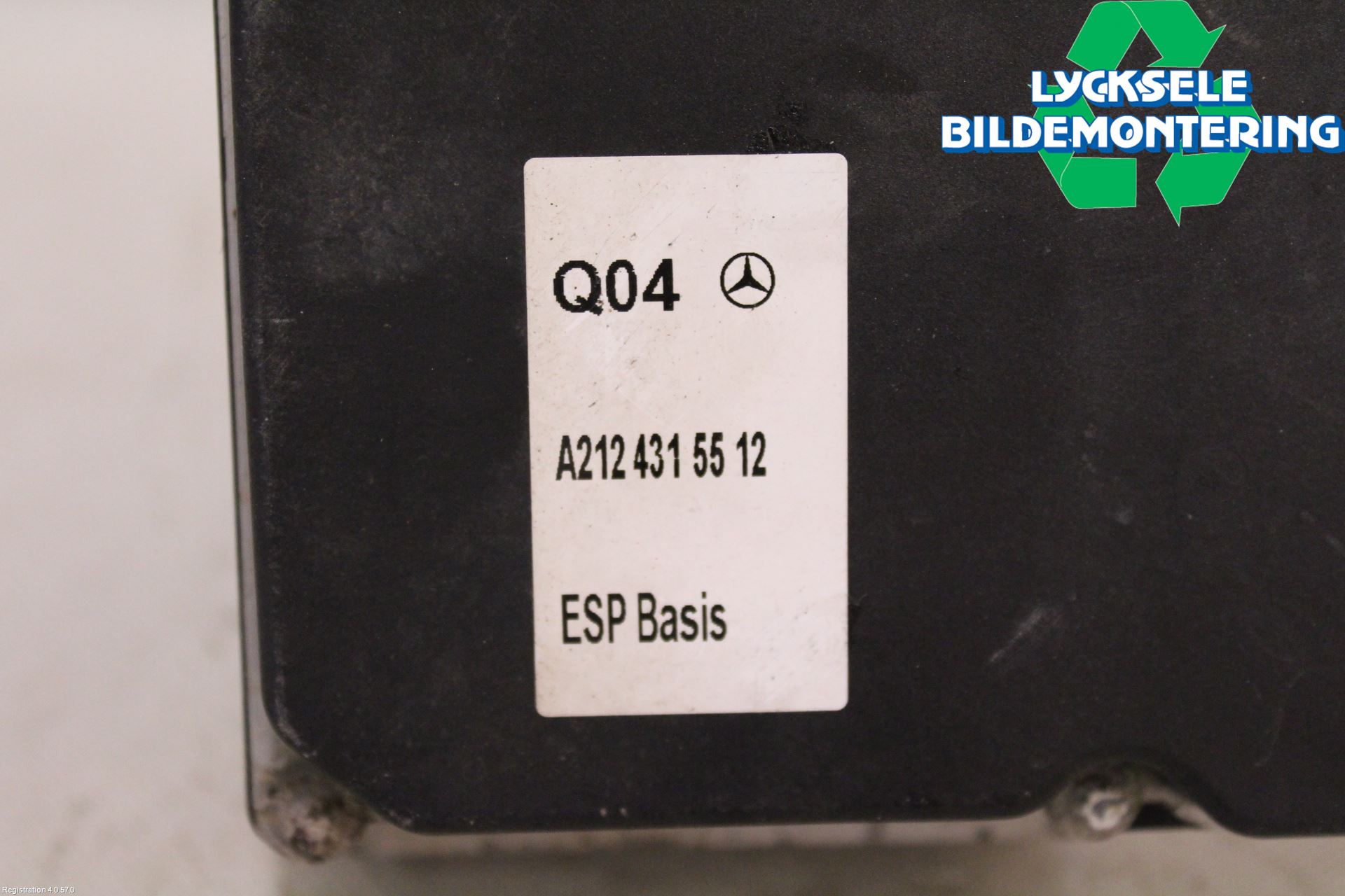 Mercedes-Benz MB E-KLASS (W212) 09-16 Abs Hydraulaggregat