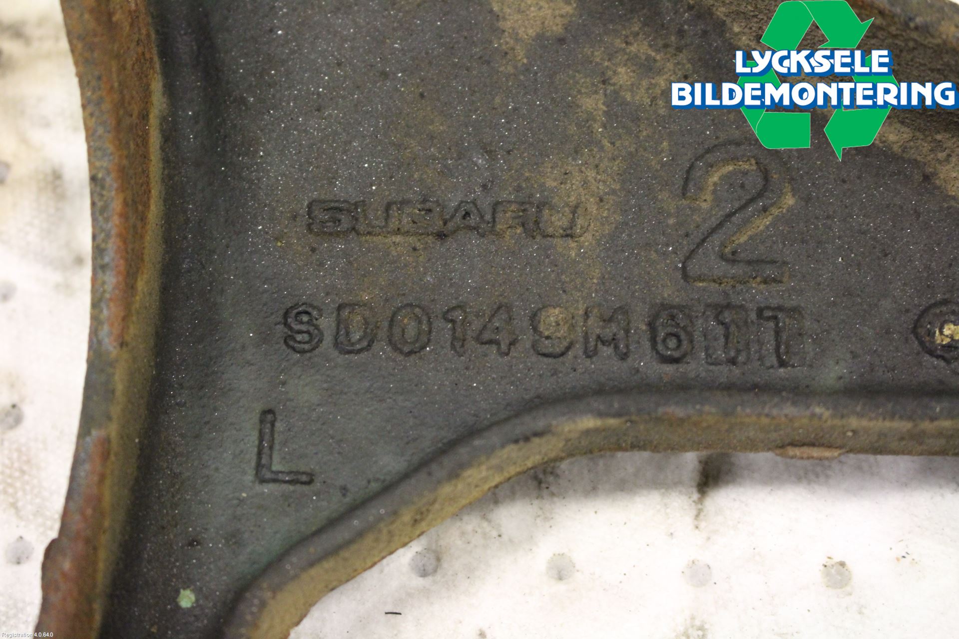 Subaru FORESTER SJ 13-18 Bärarm Bak Övre Vänster
