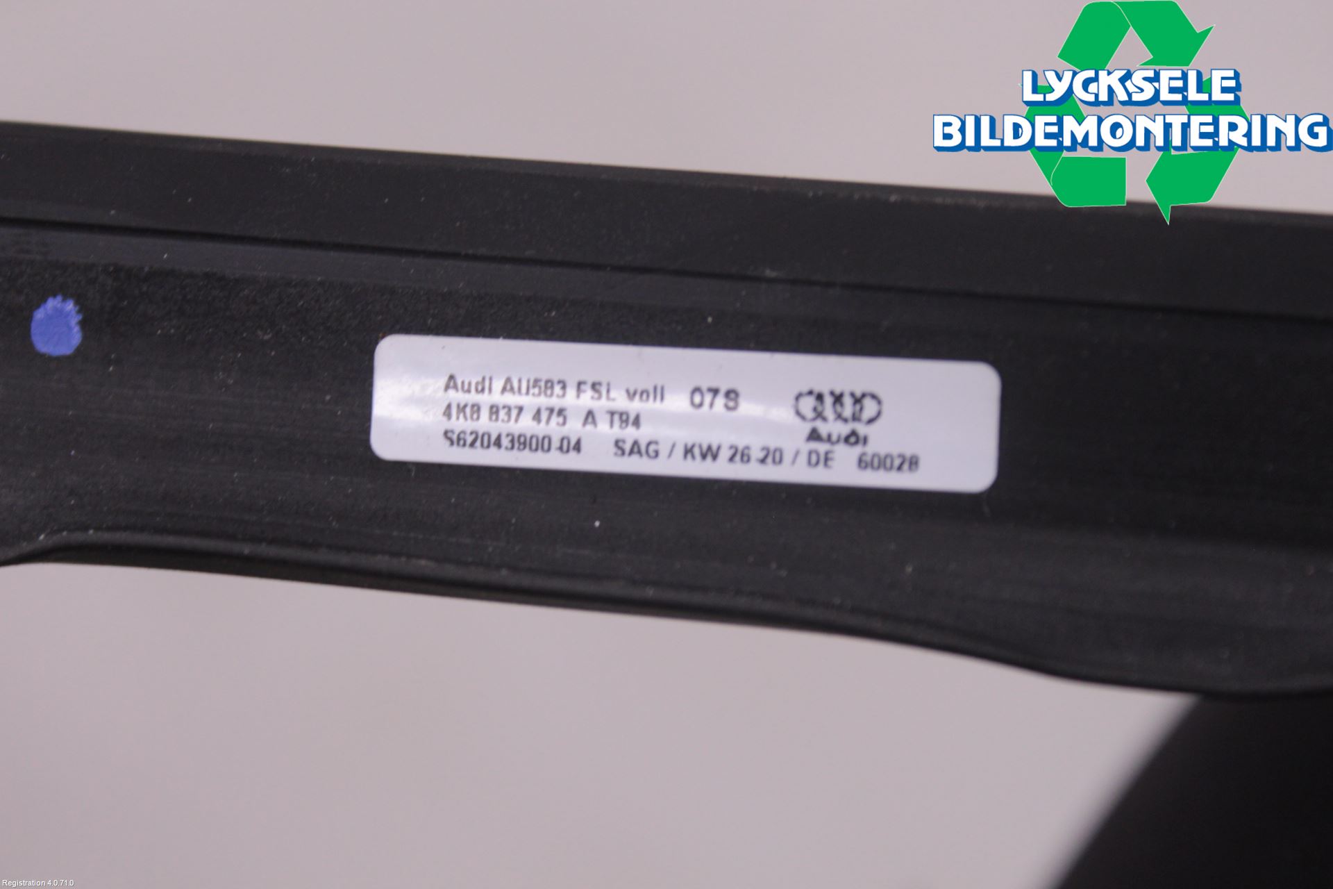 Audi A7 Sportback 4K 18- Dörr Dekorlist Fram Vä