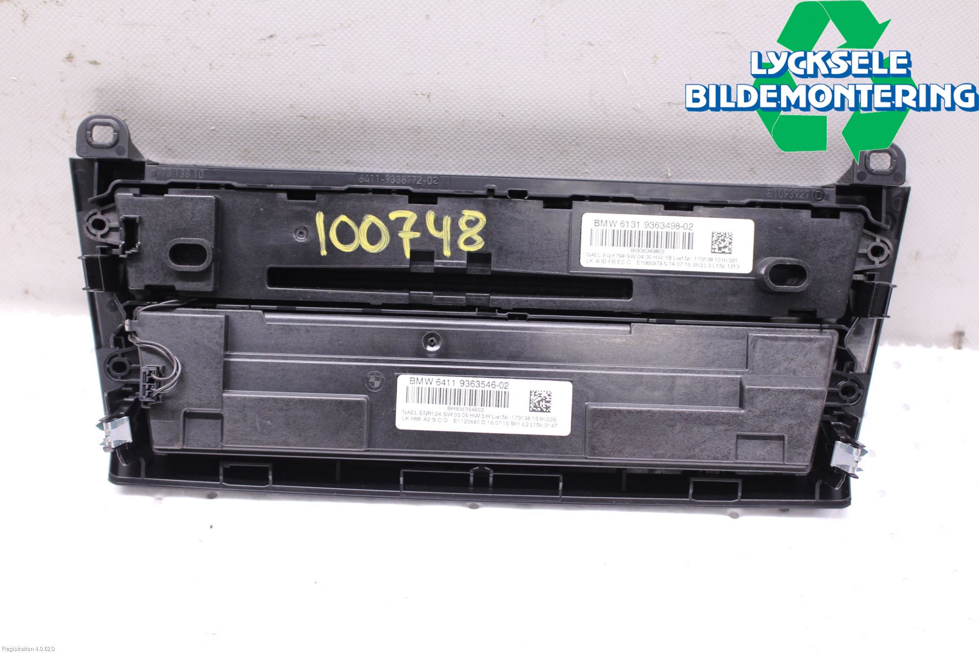 BMW 1 F20/F21 11-19 Ac Styrenhet Ac Manöveren