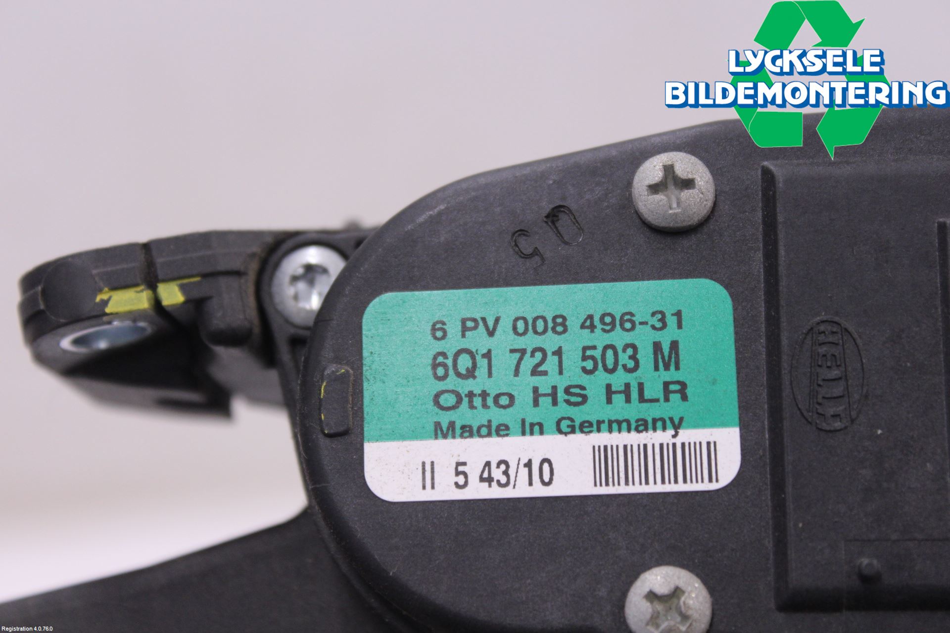 Volkswagen VW AMAROK 2H 10-22 Gaspedal