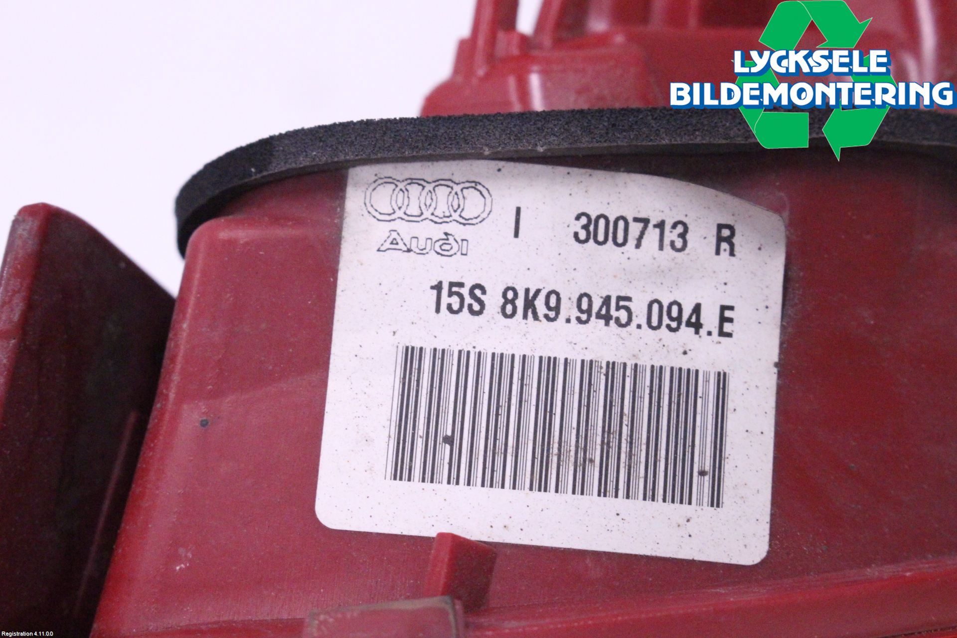 Audi A4 12-15 Bakljus Lucka Hö