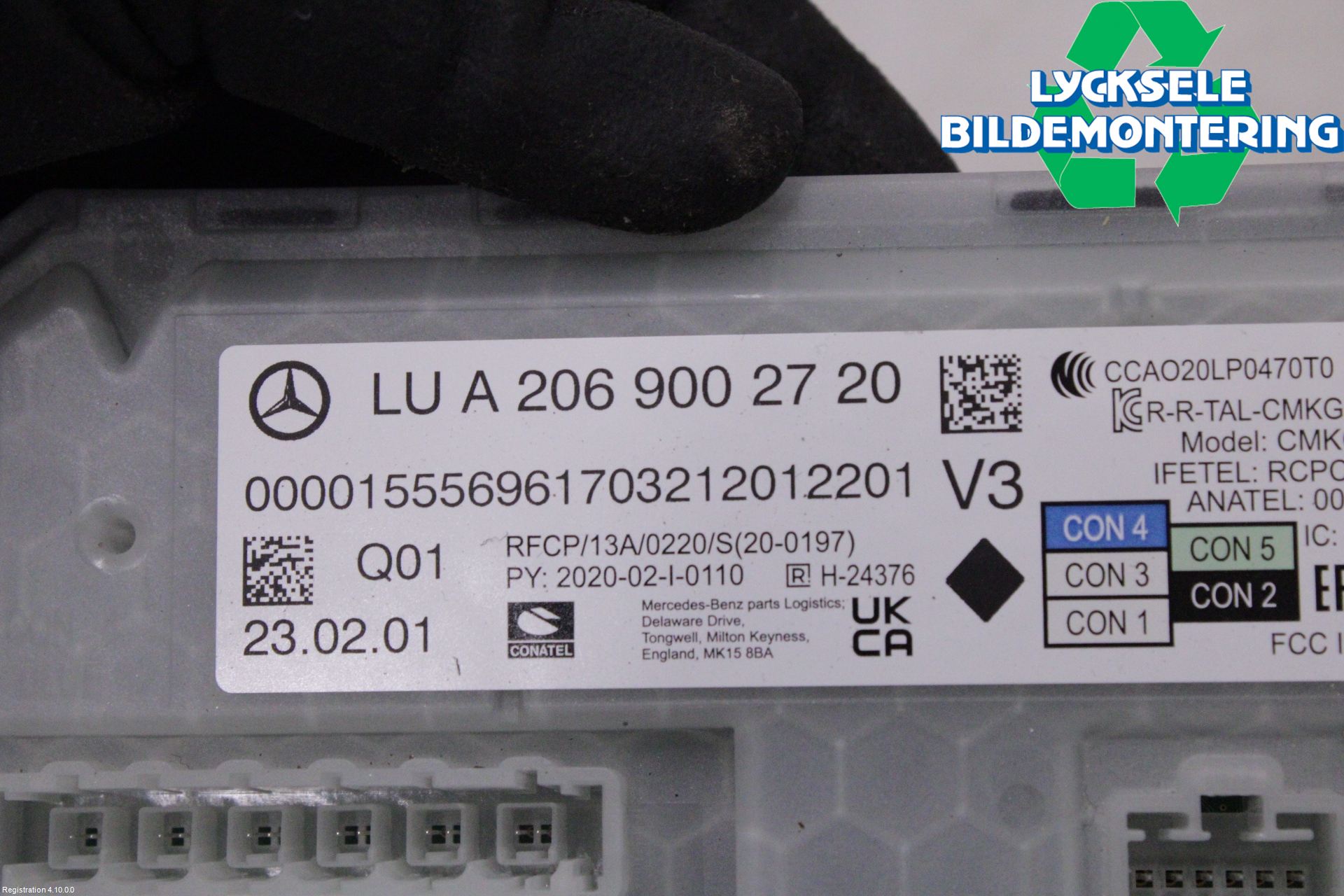 Mercedes-Benz MB EQE SUV (X294) 22- Styrenhet Nyckellöst System