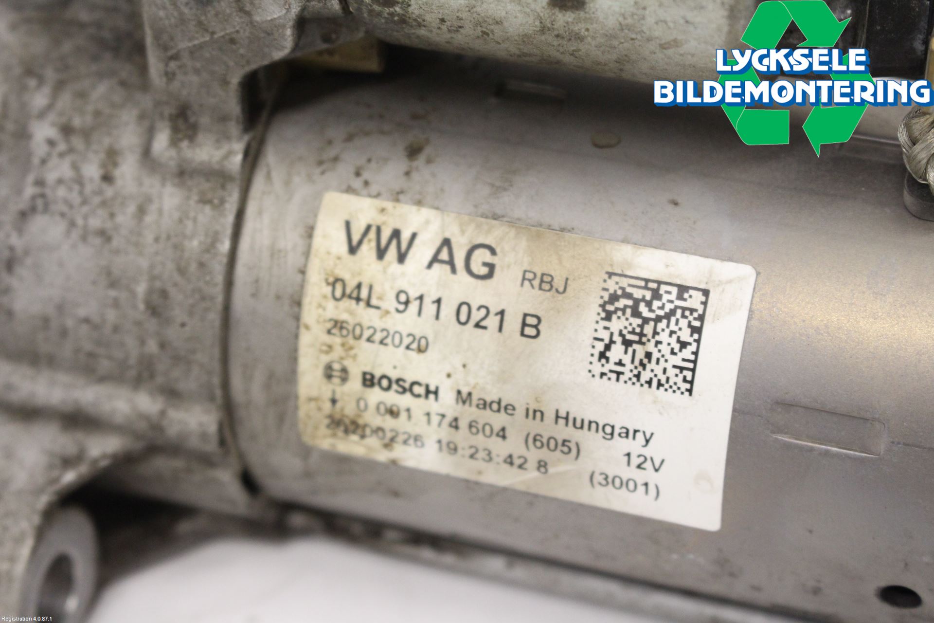 Audi A6 F2/C8 19- Startmotor Diesel