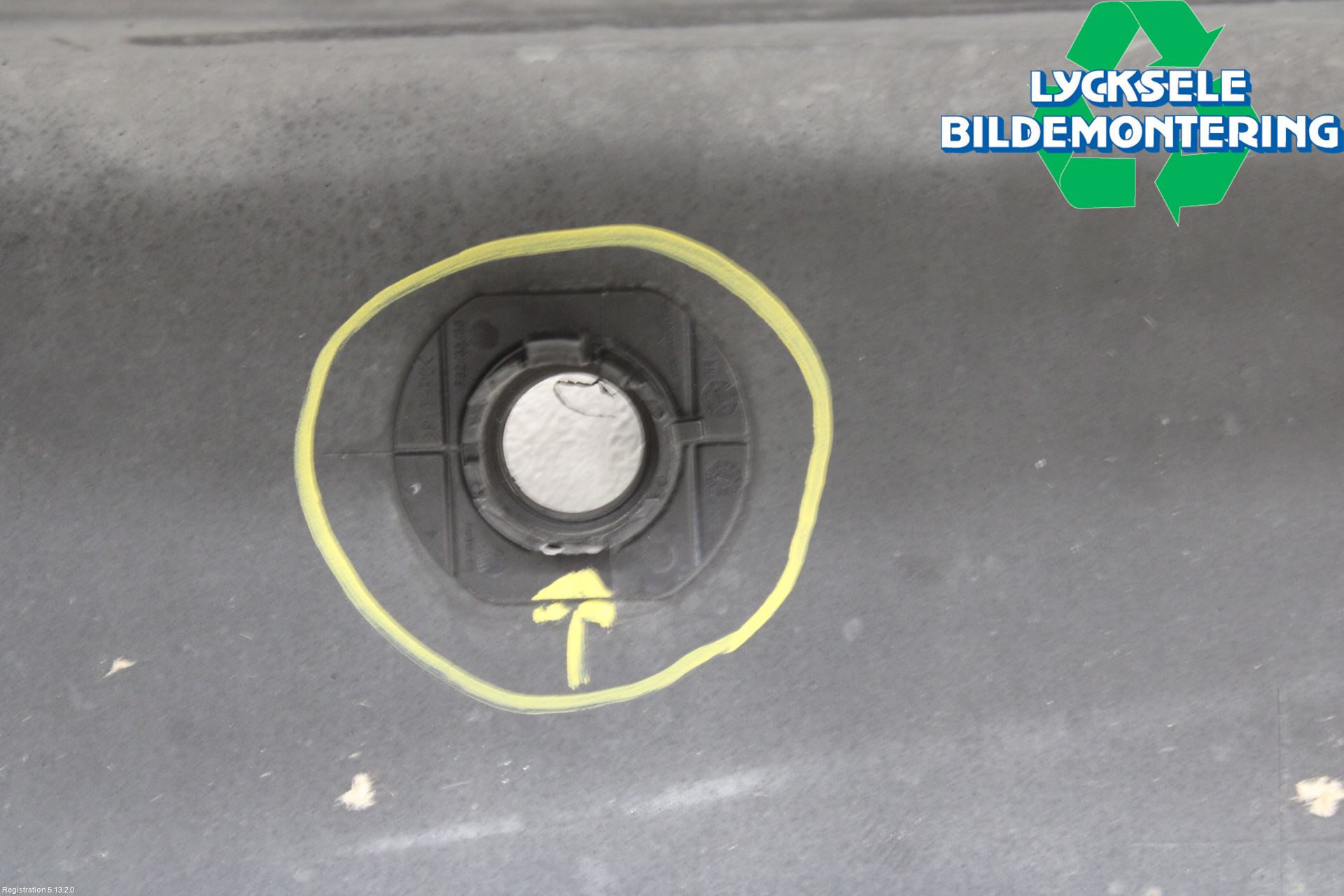 BMW 4 F32/F33/F82/F83 13-20 Stötfångarbeklädnad Bak