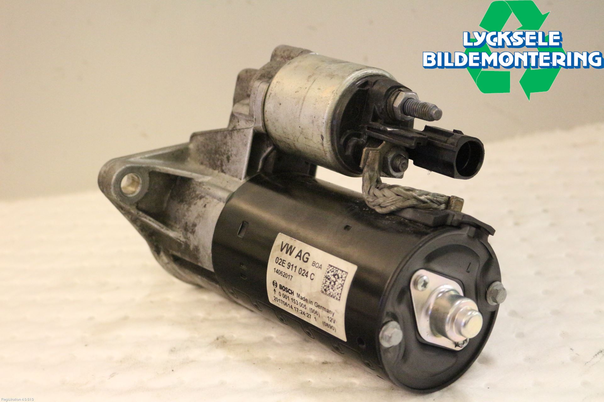 Volkswagen VW CADDY 16-20 Startmotor Diesel